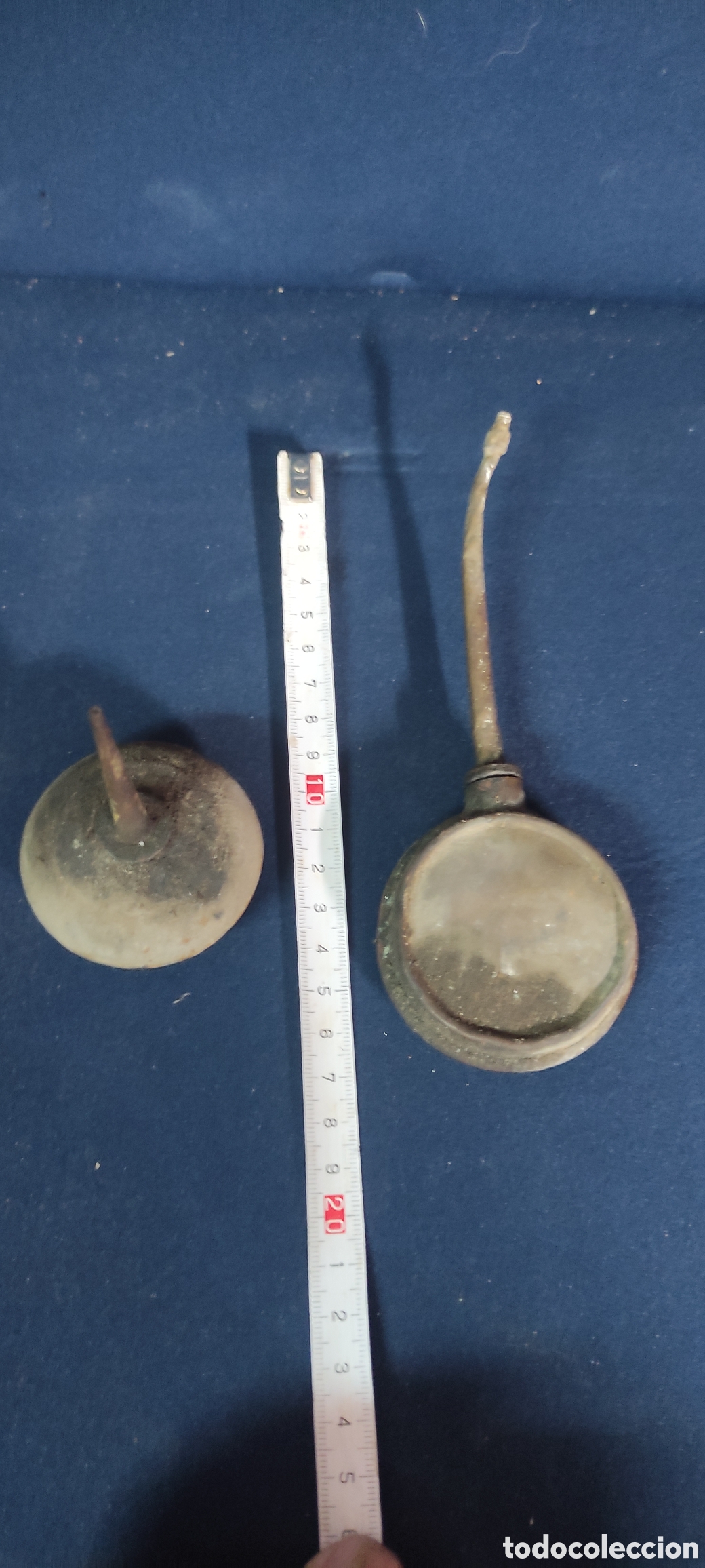 Antig&uuml;edades: Antiguas aceiteras de metal - Foto 5