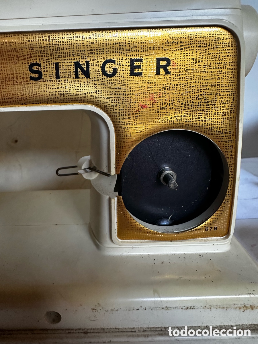 Antig&uuml;edades: Singer golden panoramic m&aacute;quina coser - Foto 2