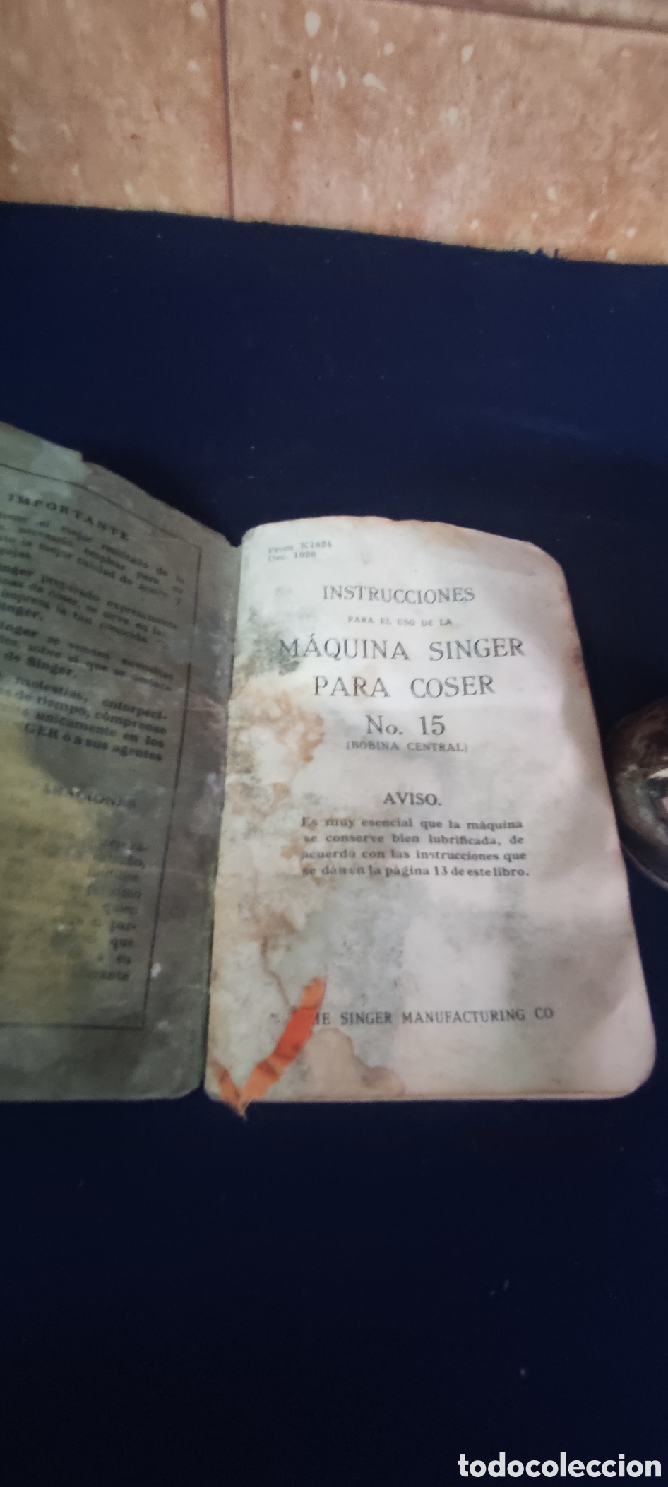 Antig&uuml;edades: Instrucciones y aceitera Singer - Foto 4