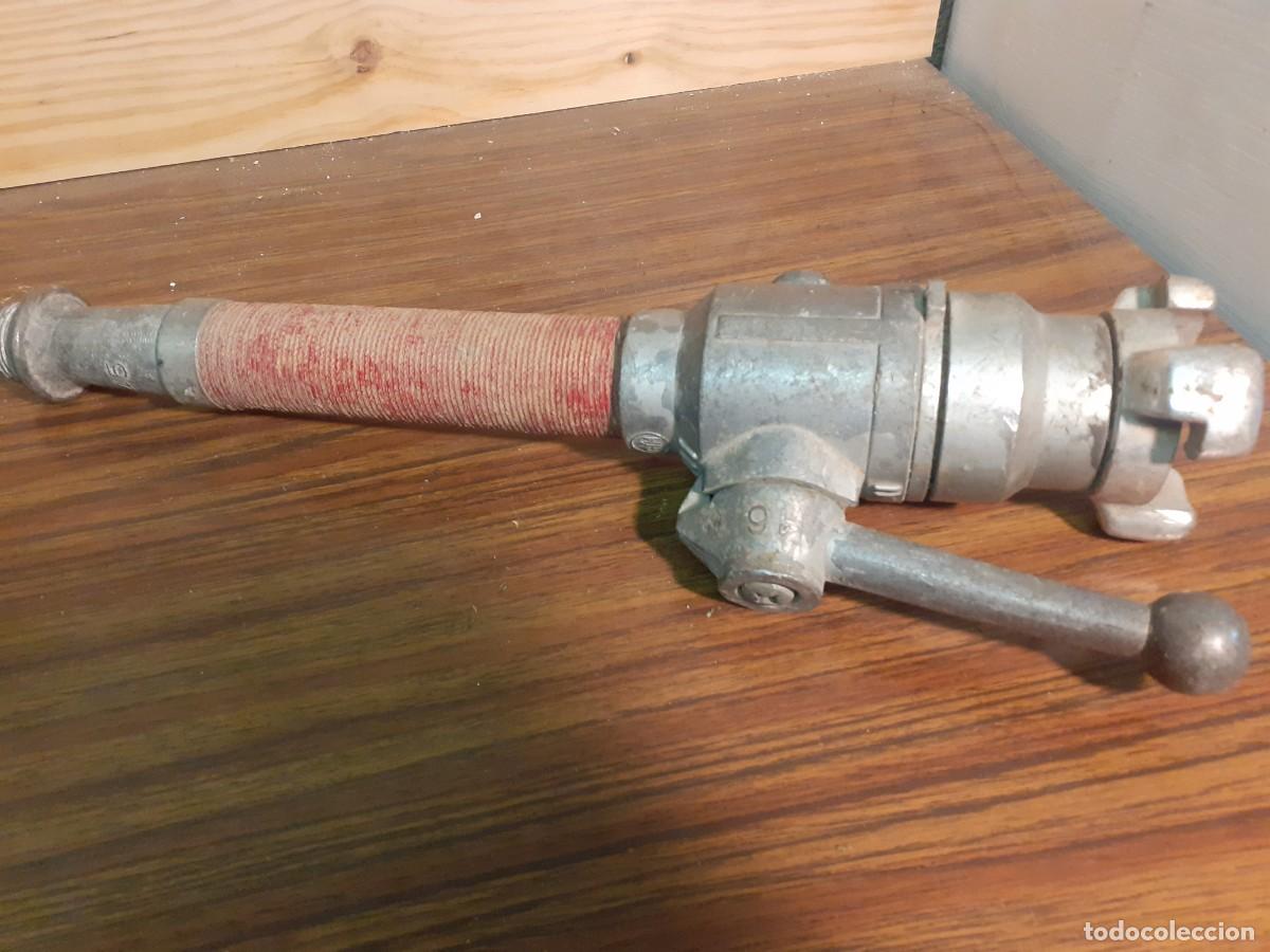 Antig&uuml;edades: Lanza manga de bombero - Foto 1