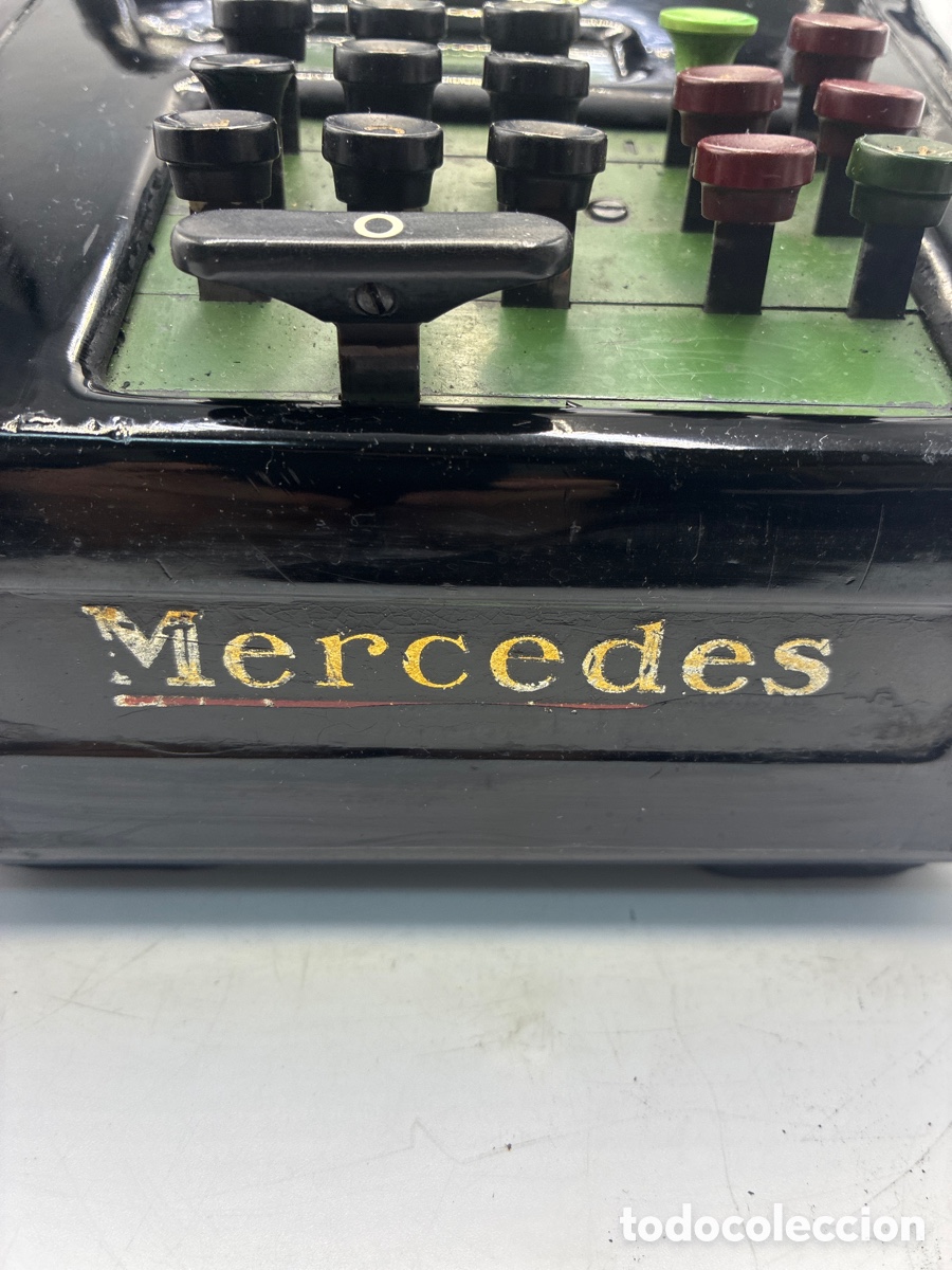 Antig&uuml;edades: M&aacute;quina de sumar Mercedes. - Foto 3