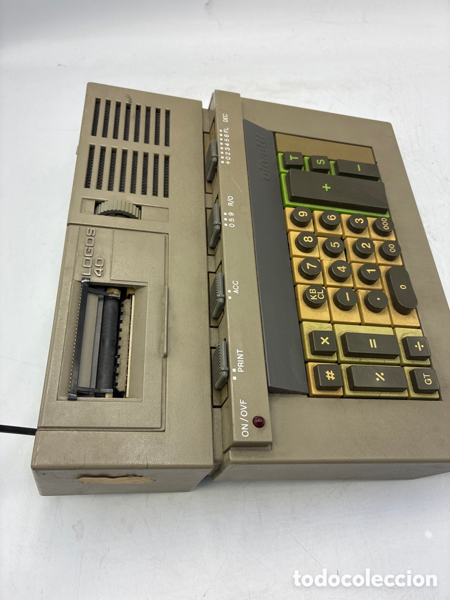 Antig&uuml;edades: M&aacute;quina de Calcular Olivetti Logos 40. - Foto 4