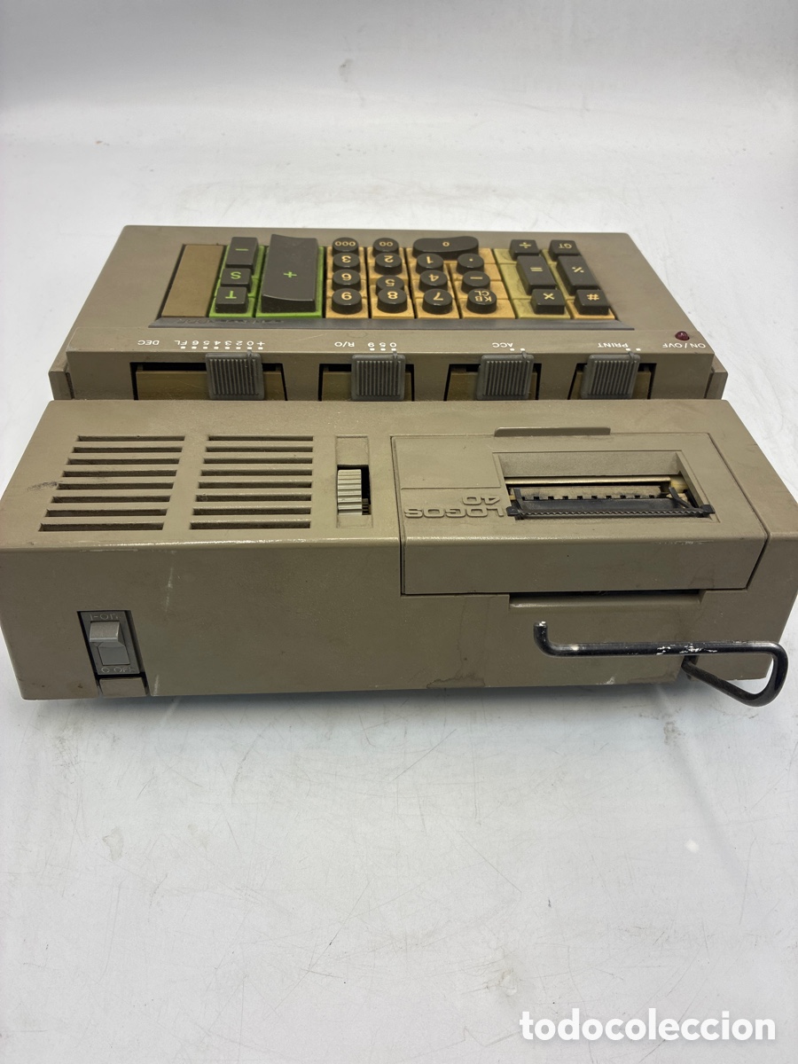 Antig&uuml;edades: M&aacute;quina de Calcular Olivetti Logos 40. - Foto 5
