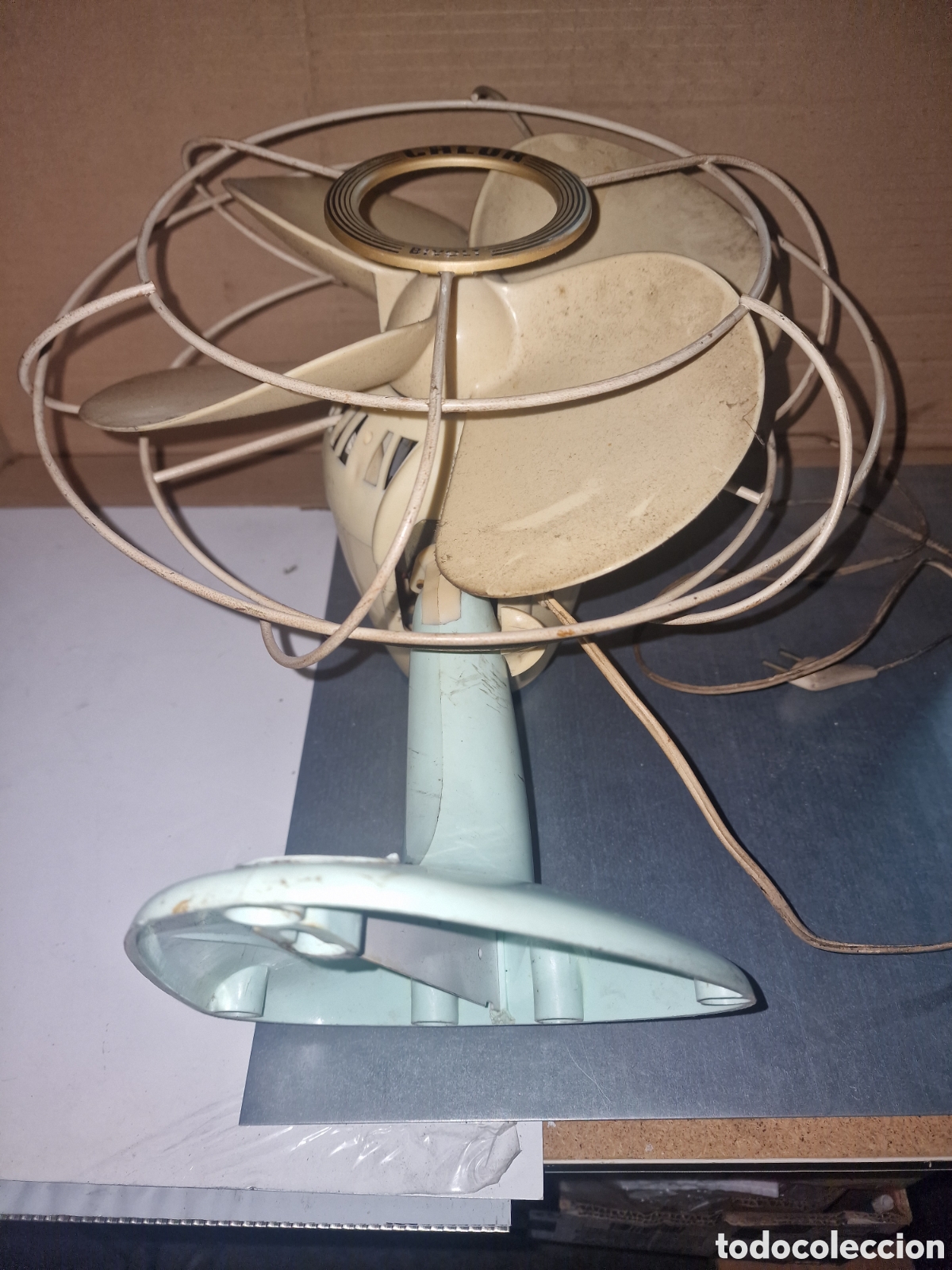 Antig&uuml;edades: VENTILADOR A&Ntilde;OS 60. BIVOLT - Foto 4