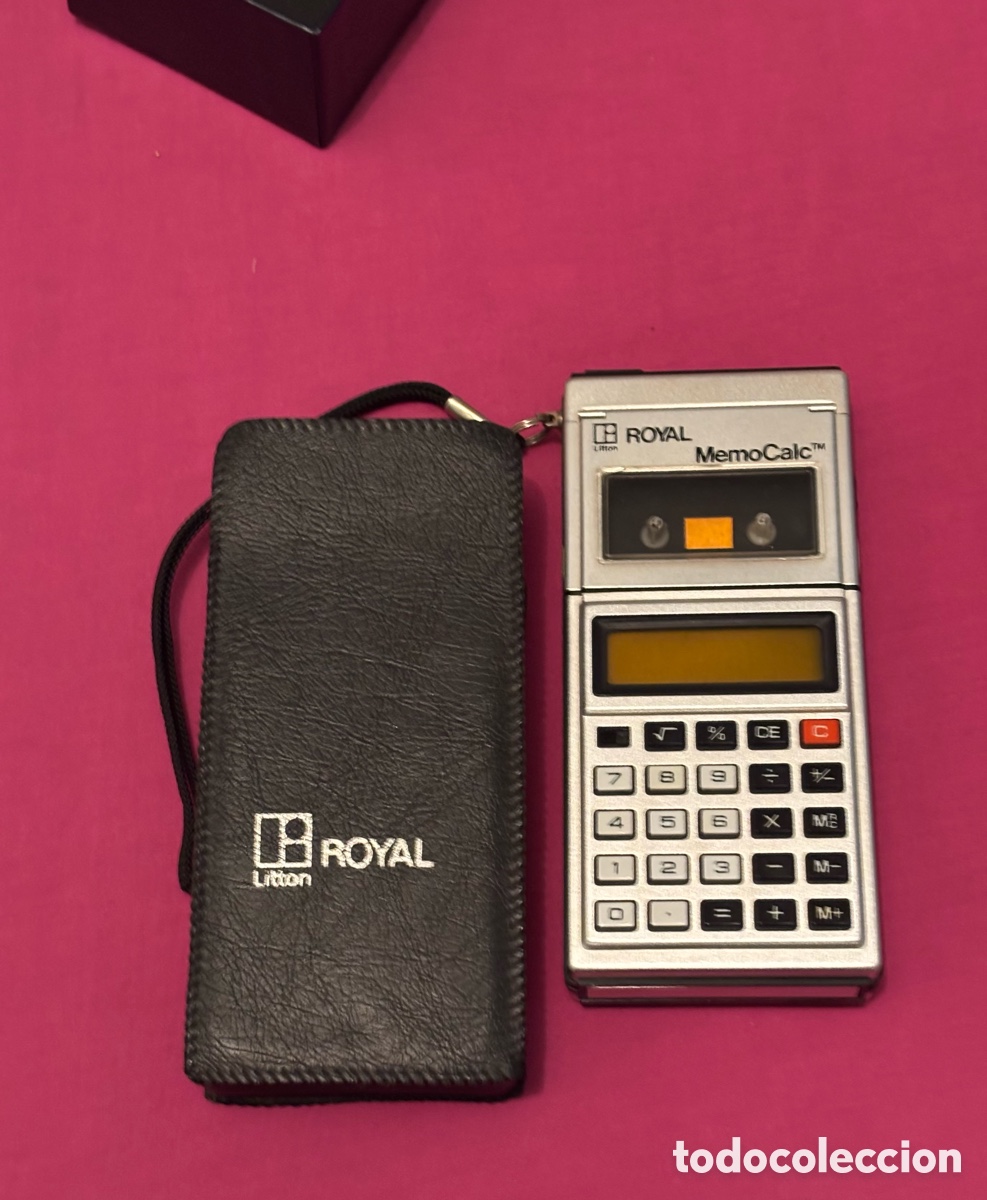 Antig&uuml;edades: Calculadora microcassette Litton Royal Memocalc - Foto 6