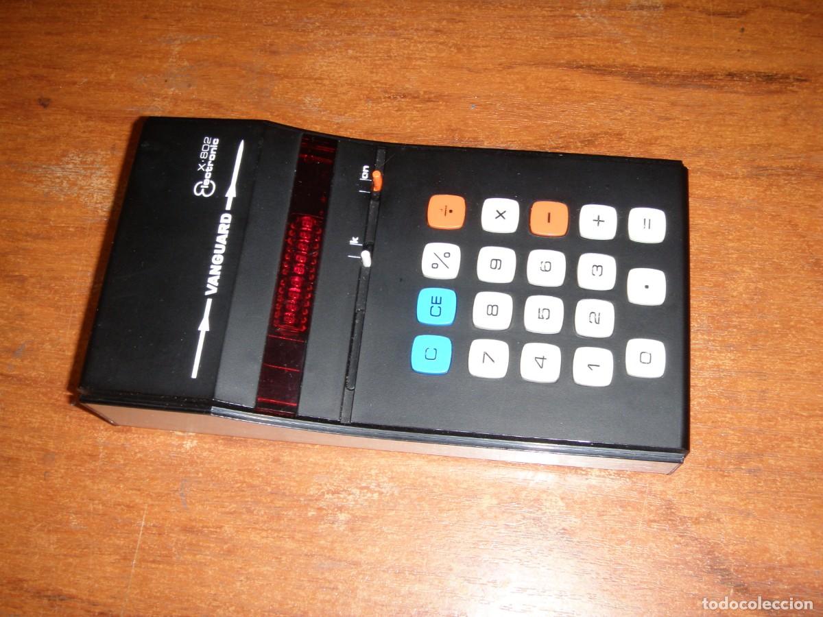 Antig&uuml;edades: CALCULADORA VANGUARD X-802 X802 FUNCIONANDO PERFECTAMENTE - Foto 2