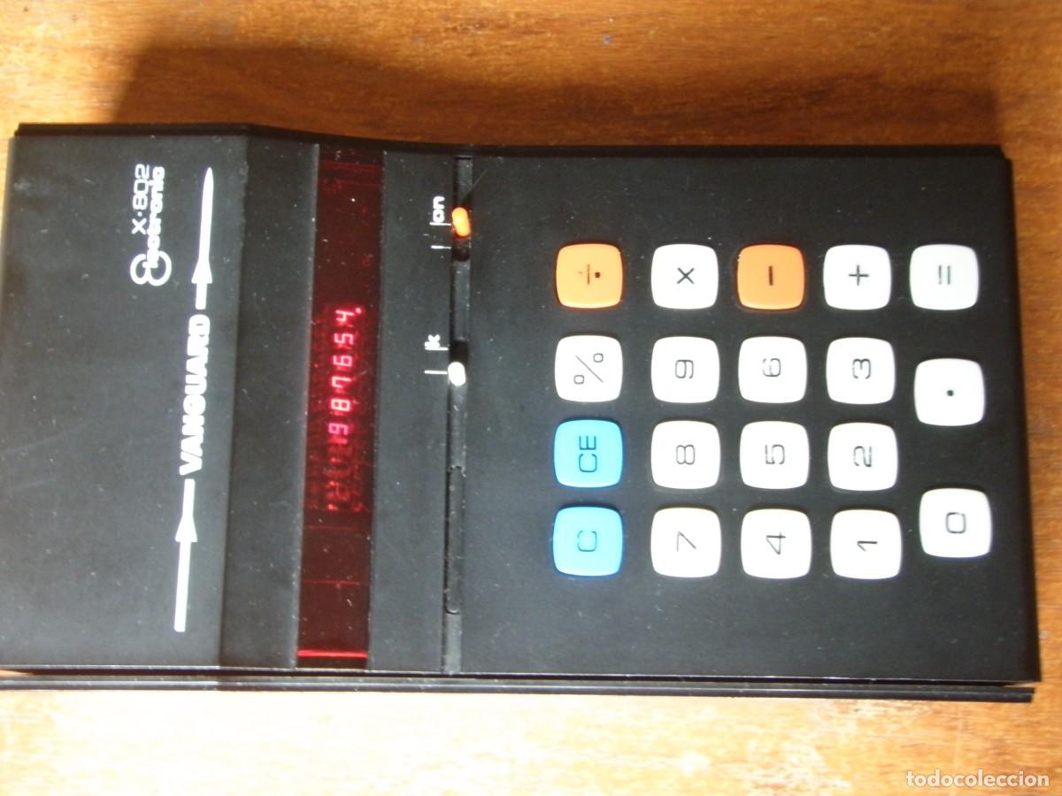Antig&uuml;edades: CALCULADORA VANGUARD X-802 X802 FUNCIONANDO PERFECTAMENTE - Foto 3