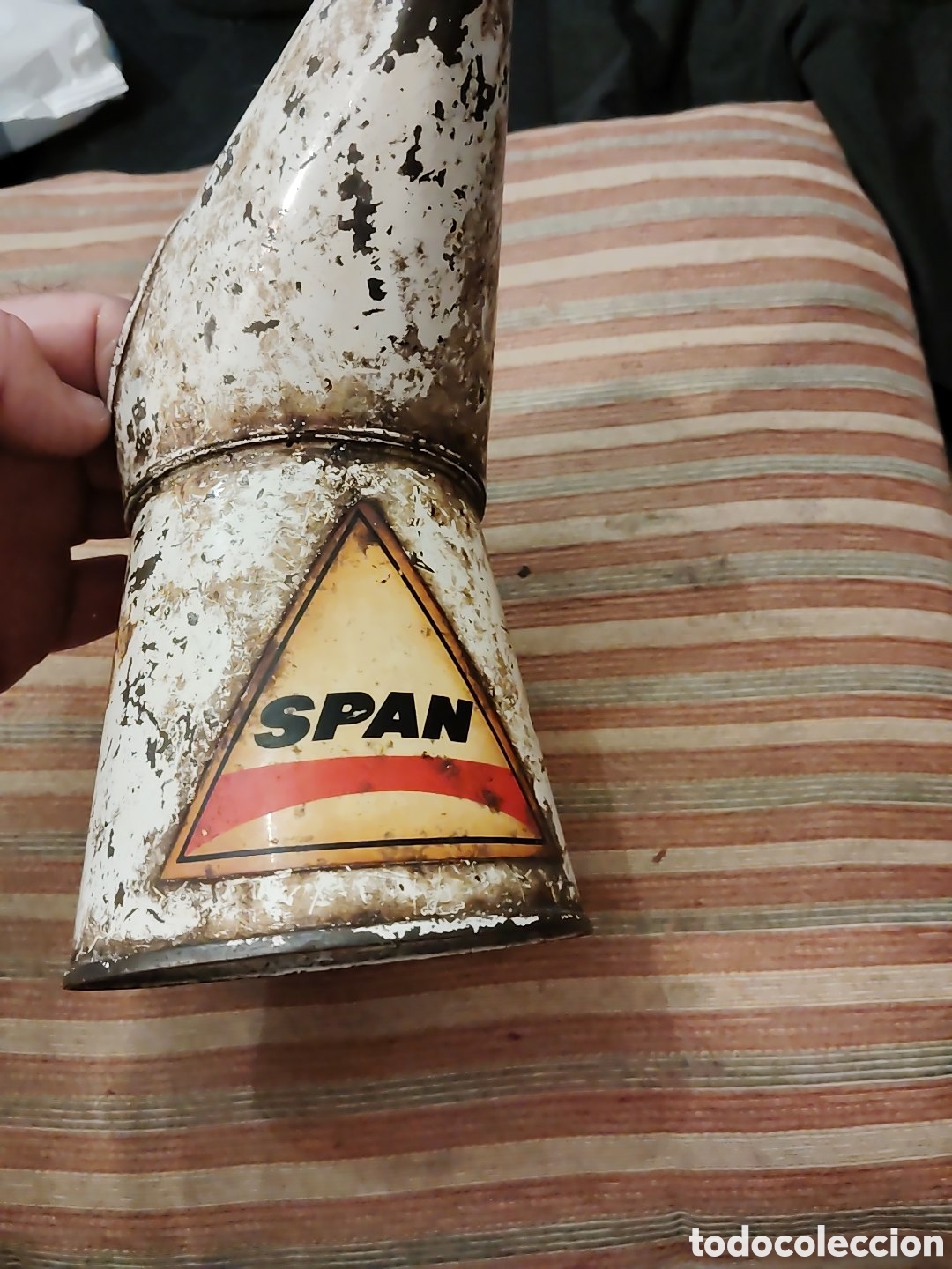 Antig&uuml;edades: ACEITERA MARCA SPAN. REALIZADA POR PARAMOUNT BASILDON. A&Ntilde;OS 40 - Foto 3