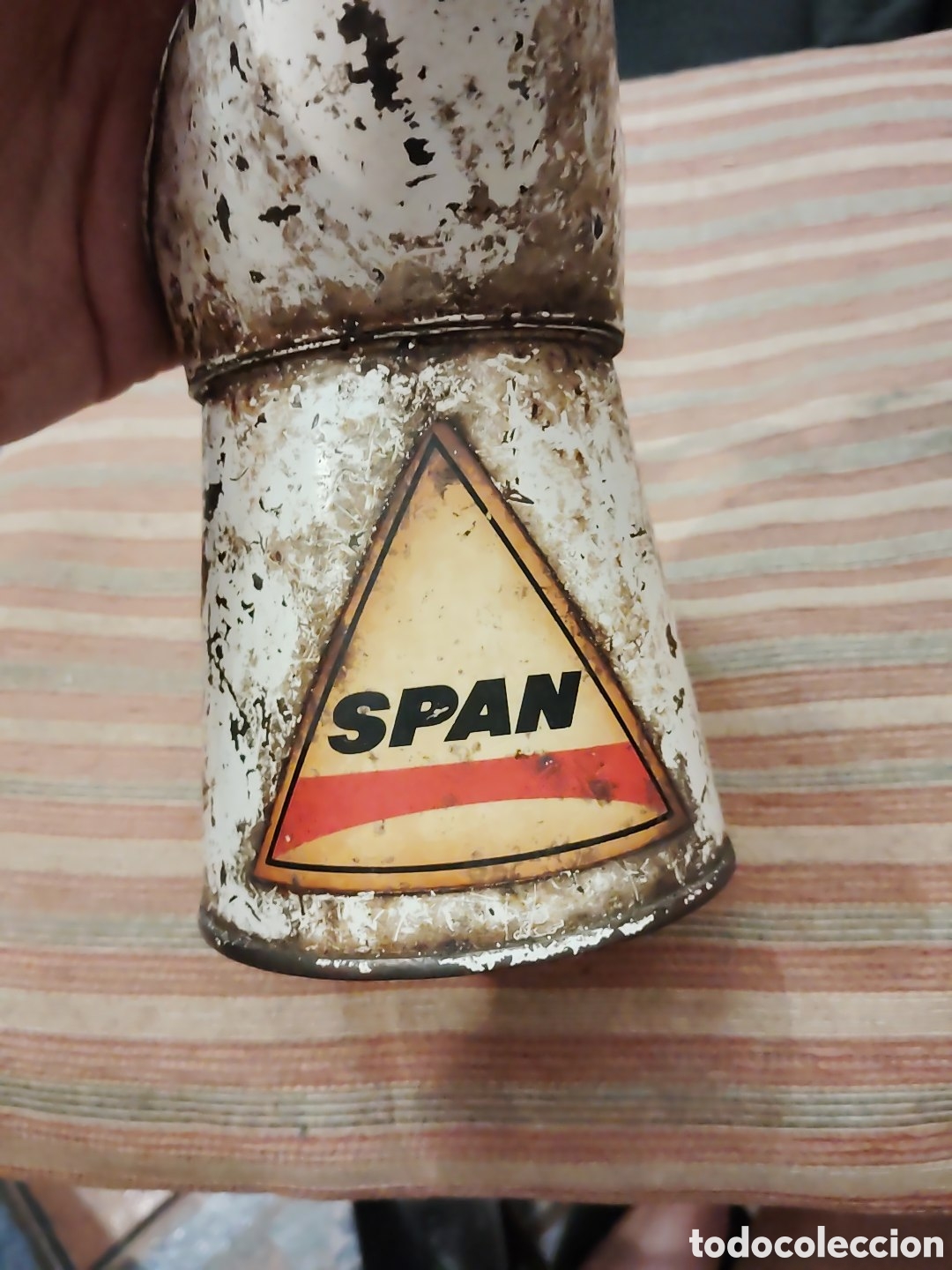 Antig&uuml;edades: ACEITERA MARCA SPAN. REALIZADA POR PARAMOUNT BASILDON. A&Ntilde;OS 40 - Foto 4