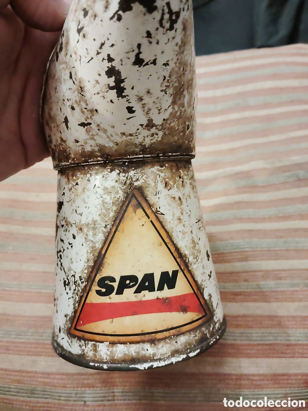Antig&uuml;edades: ACEITERA MARCA SPAN. REALIZADA POR PARAMOUNT BASILDON. A&Ntilde;OS 40 - Foto 5