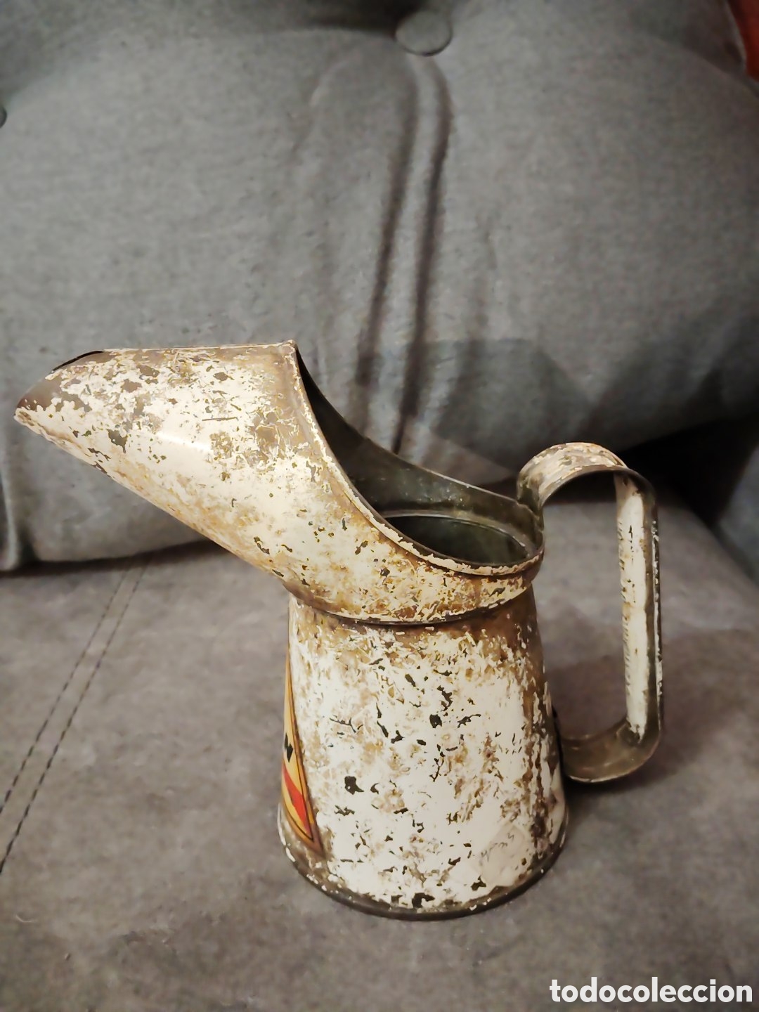 Antig&uuml;edades: ACEITERA MARCA SPAN. REALIZADA POR PARAMOUNT BASILDON. A&Ntilde;OS 40 - Foto 7