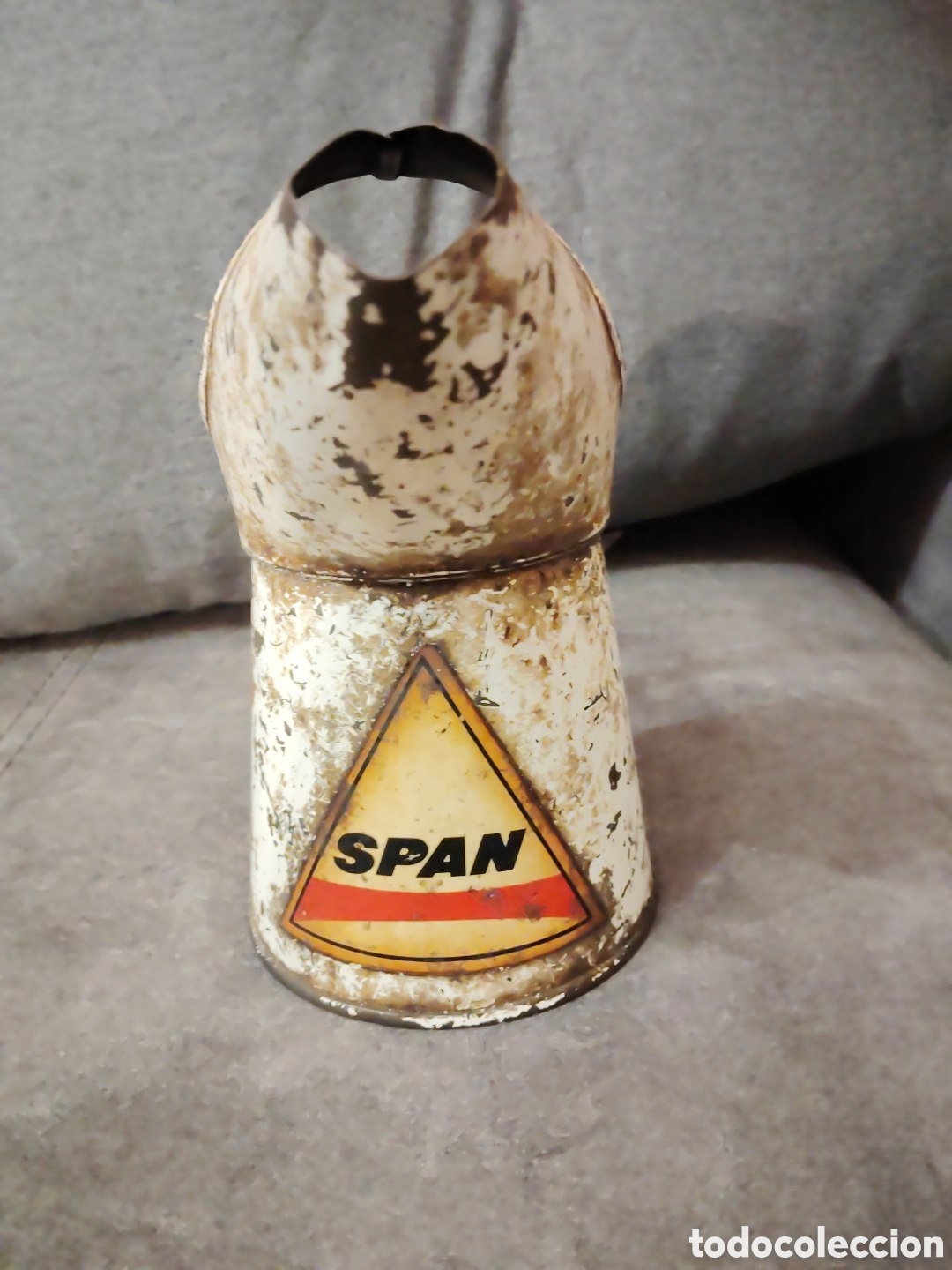 Antig&uuml;edades: ACEITERA MARCA SPAN. REALIZADA POR PARAMOUNT BASILDON. A&Ntilde;OS 40 - Foto 1