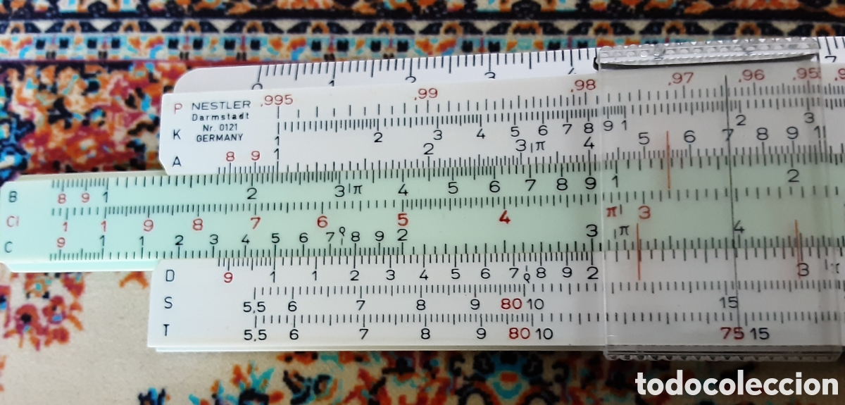 Antig&uuml;edades: REGLA DE CALCULO NESTLER - Foto 3