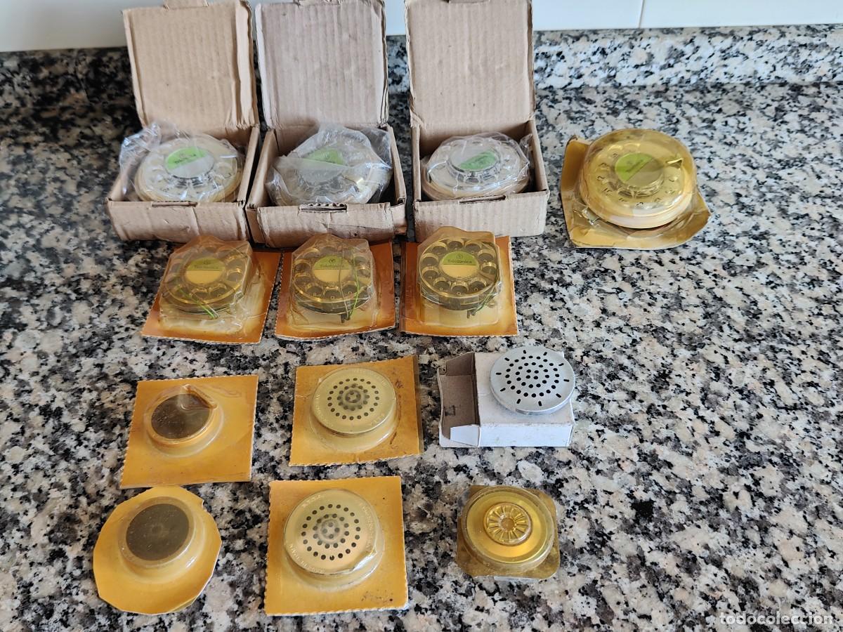 Tel&eacute;fonos: Lote de Diales y Micr&oacute;fonos Tel&eacute;fonos espa&ntilde;oles - Foto 1