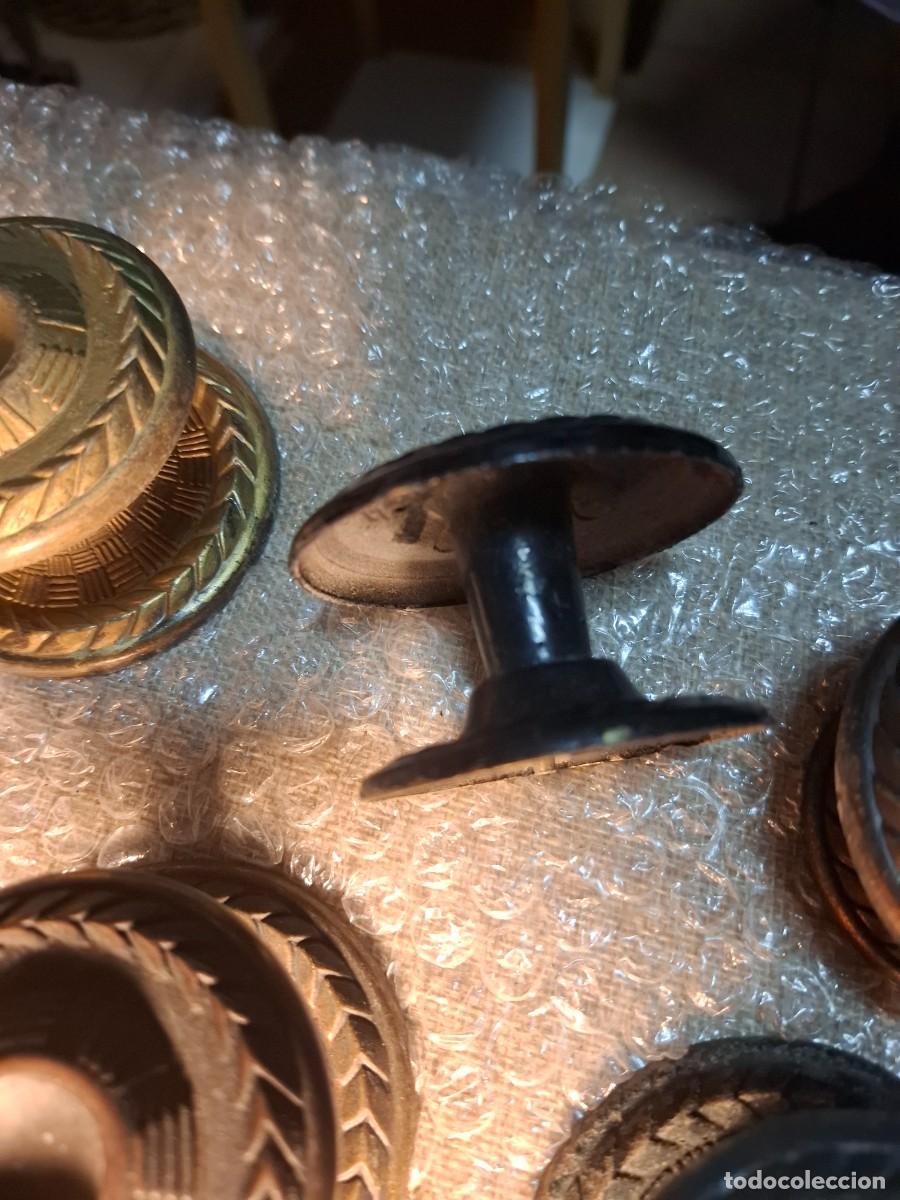 Antig&uuml;edades: Lote de 7 pomos de puerta. Restauraciones - Foto 6