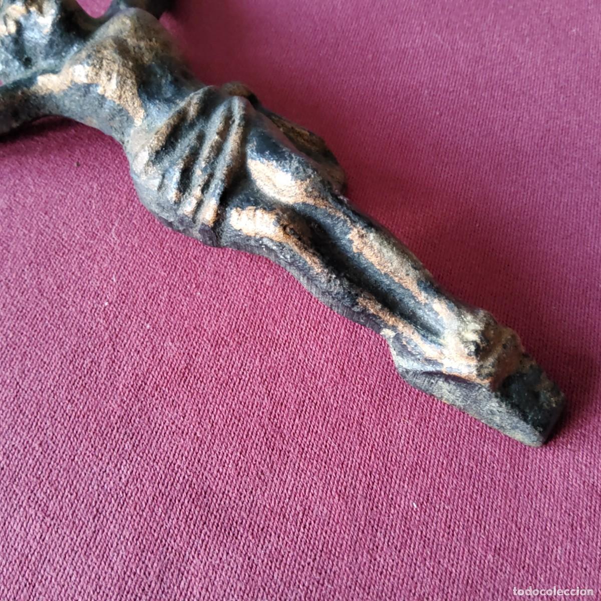 Antig&uuml;edades: ANTIGUO CRISTO DE HIERRO FUNDIDO - Foto 3