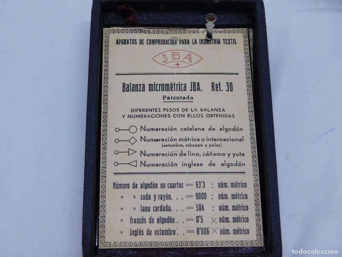 Antig&uuml;edades: BALANZA MICROMETRICA JBA - Foto 3