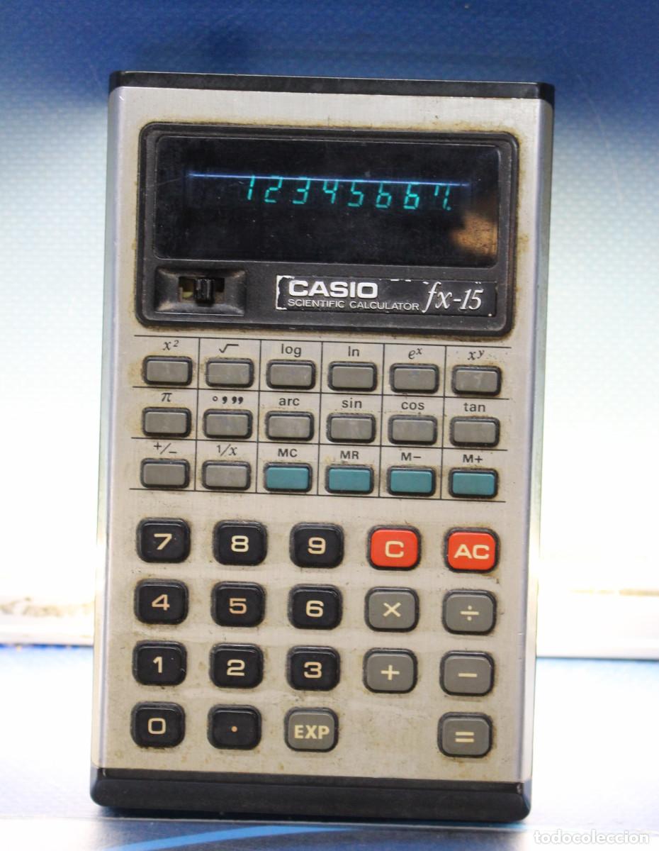Antig&uuml;edades: Calculadora Cient&iacute;fica vintage Casio Fx-15. Funciona. - Foto 1