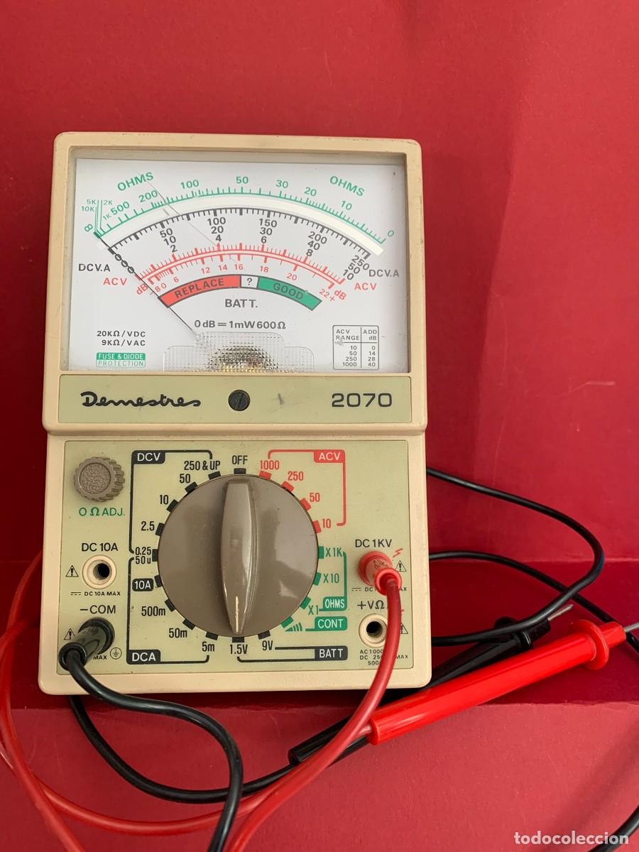 Antig&uuml;edades: DEMESTRES 2070 MULTIMETER VINTAGE - Foto 3