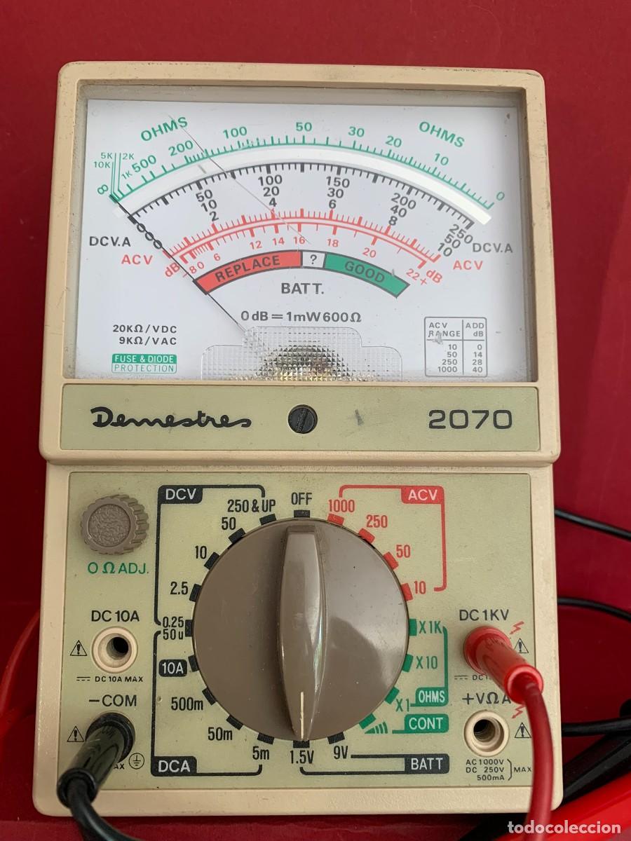 Antig&uuml;edades: DEMESTRES 2070 MULTIMETER VINTAGE - Foto 4