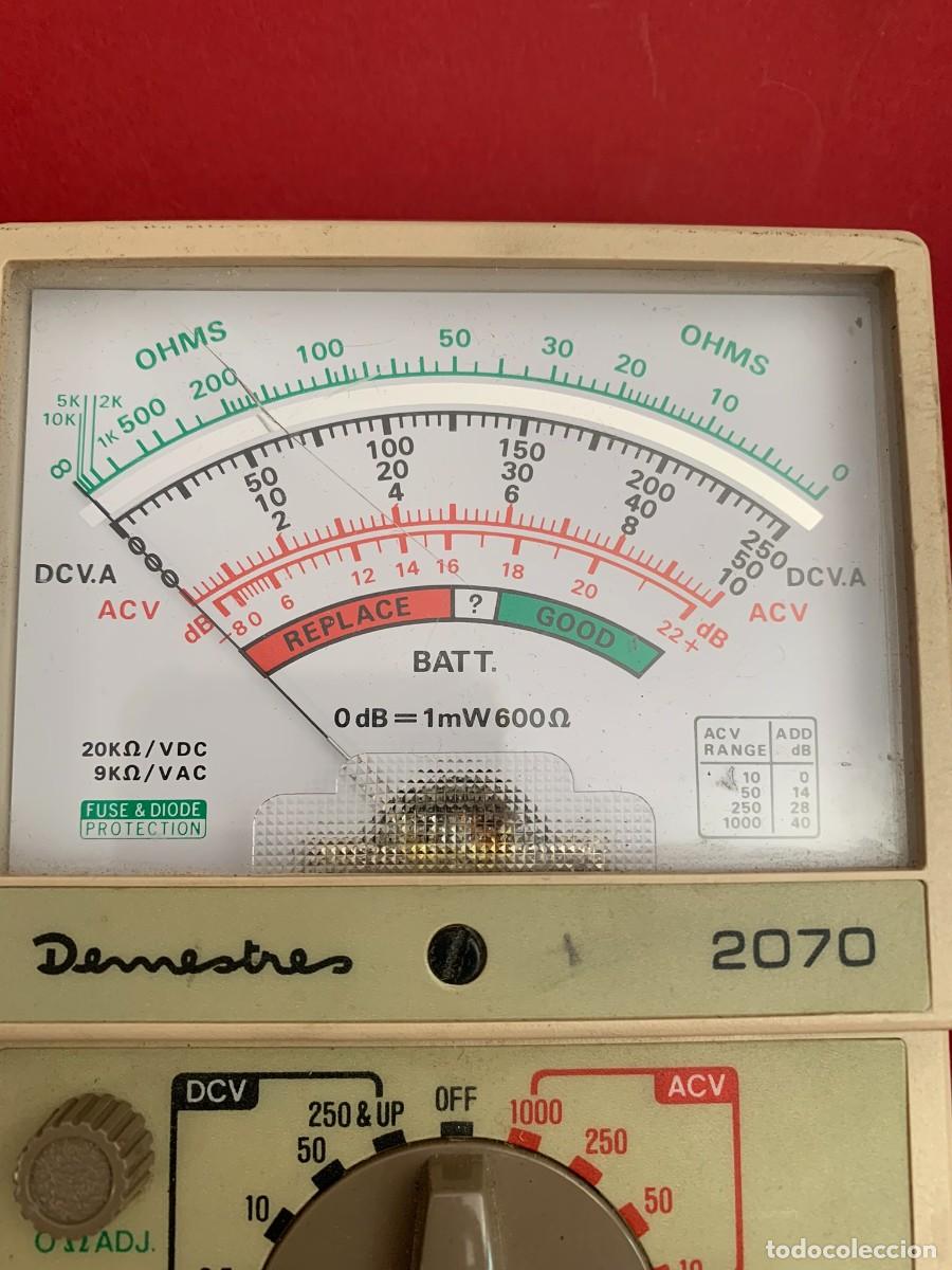 Antig&uuml;edades: DEMESTRES 2070 MULTIMETER VINTAGE - Foto 5