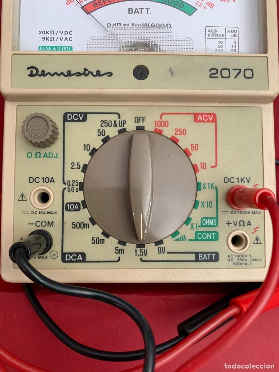Antig&uuml;edades: DEMESTRES 2070 MULTIMETER VINTAGE - Foto 9