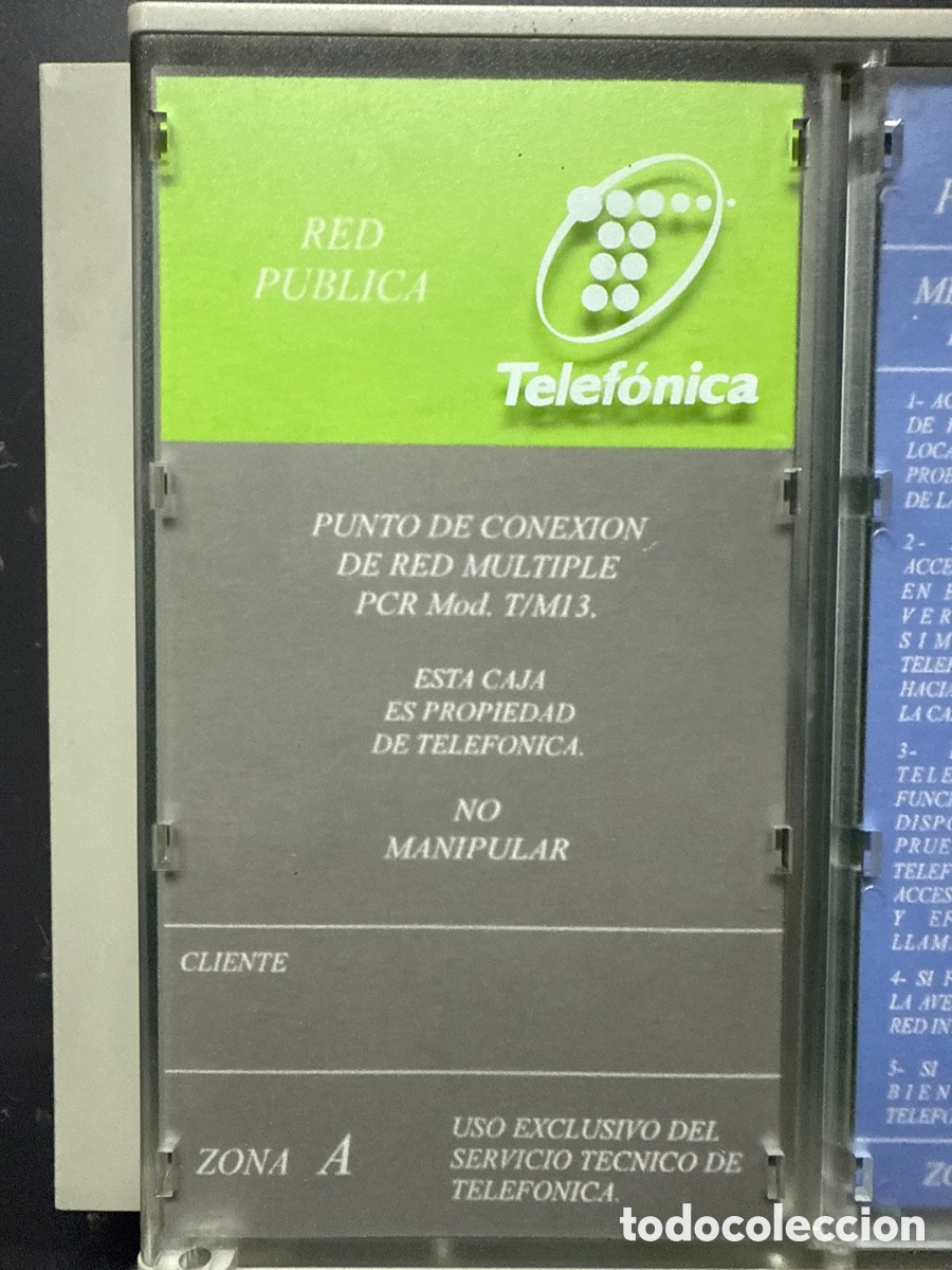 Tel&eacute;fonos: Punto de conexi&oacute;n de red m&uacute;ltiple PCR Red p&uacute;blica Telef&oacute;nica - Foto 6