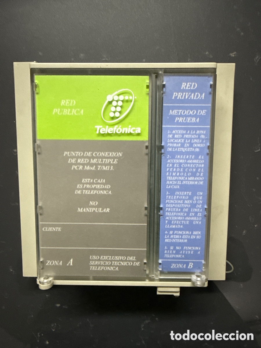 Tel&eacute;fonos: Punto de conexi&oacute;n de red m&uacute;ltiple PCR Red p&uacute;blica Telef&oacute;nica - Foto 1