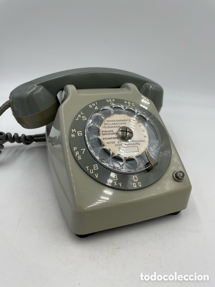 Tel&eacute;fonos: Tel&eacute;fono antiguo Ericsson. 1972. Paris. - Foto 11