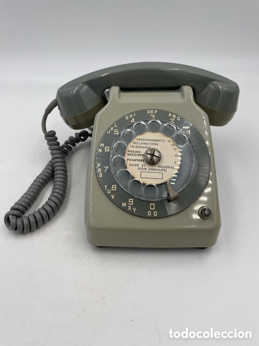Tel&eacute;fonos: Tel&eacute;fono antiguo Ericsson. 1972. Paris. - Foto 10