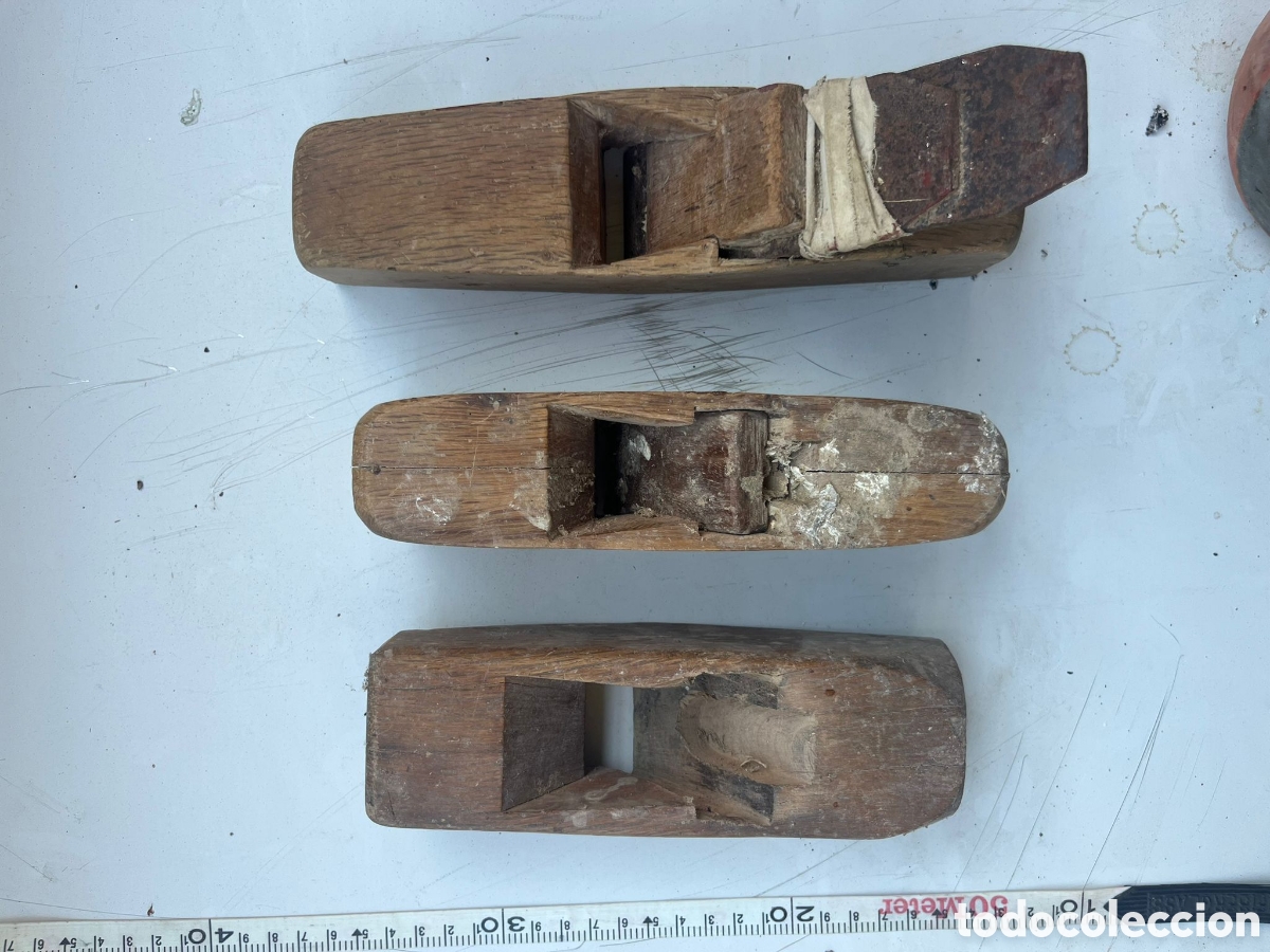 Antig&uuml;edades: Riveles o cepillos de carpinter&iacute;a - Foto 1