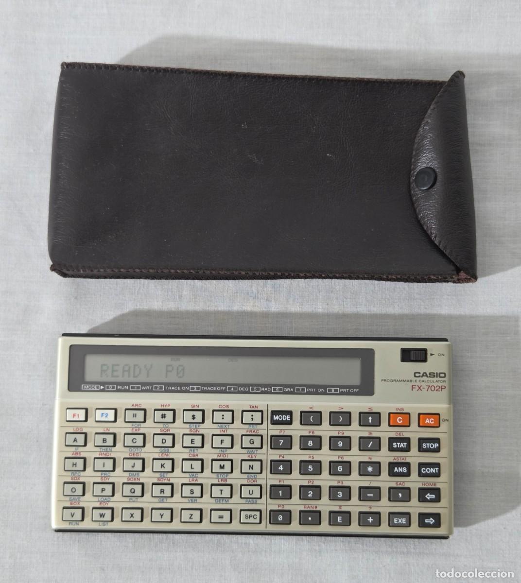 Antig&uuml;edades: Calculadora cientifica programable Casio Fx-702P, Con funda original, Funcionando - Foto 1