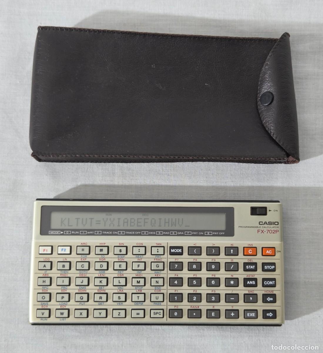 Antig&uuml;edades: Calculadora cientifica programable Casio Fx-702P, Con funda original, Funcionando - Foto 2