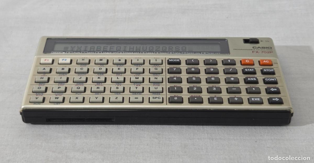 Antig&uuml;edades: Calculadora cientifica programable Casio Fx-702P, Con funda original, Funcionando - Foto 4
