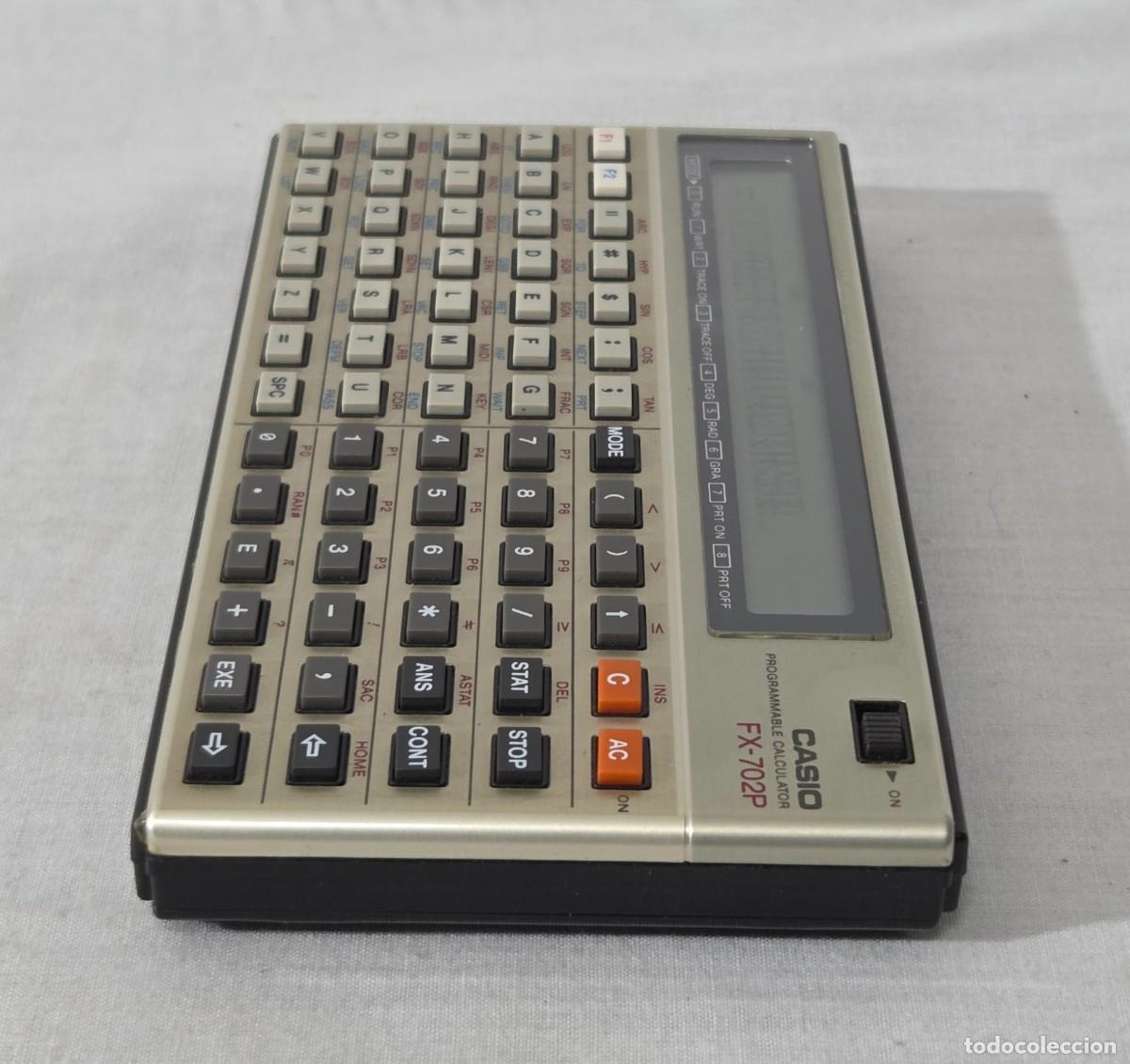 Antig&uuml;edades: Calculadora cientifica programable Casio Fx-702P, Con funda original, Funcionando - Foto 5