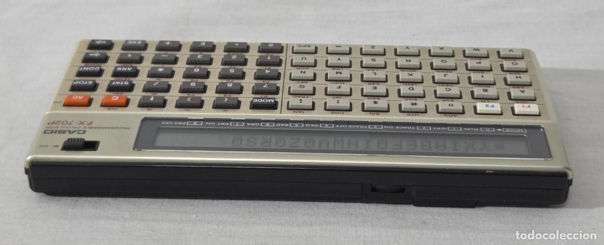 Antig&uuml;edades: Calculadora cientifica programable Casio Fx-702P, Con funda original, Funcionando - Foto 6