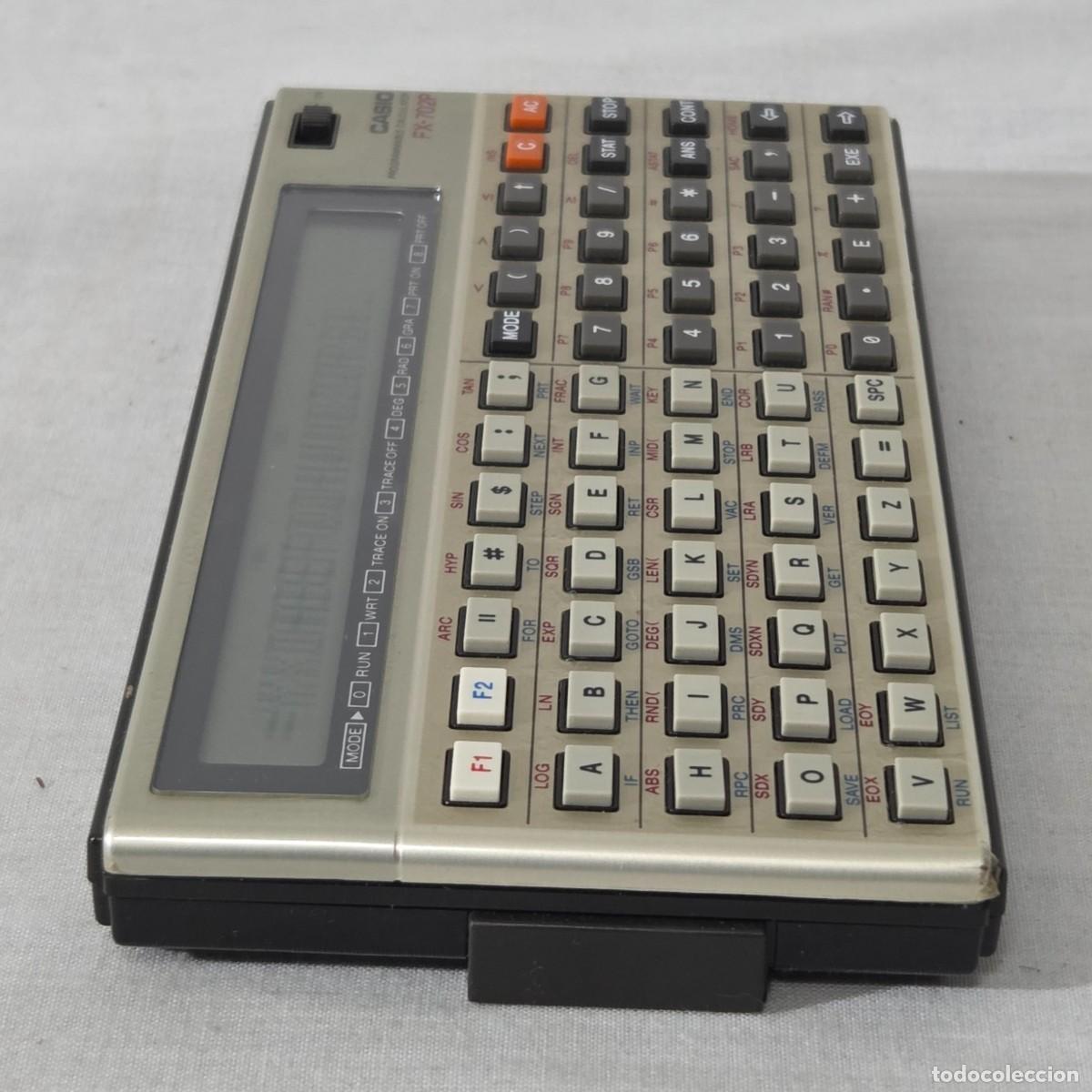 Antig&uuml;edades: Calculadora cientifica programable Casio Fx-702P, Con funda original, Funcionando - Foto 7
