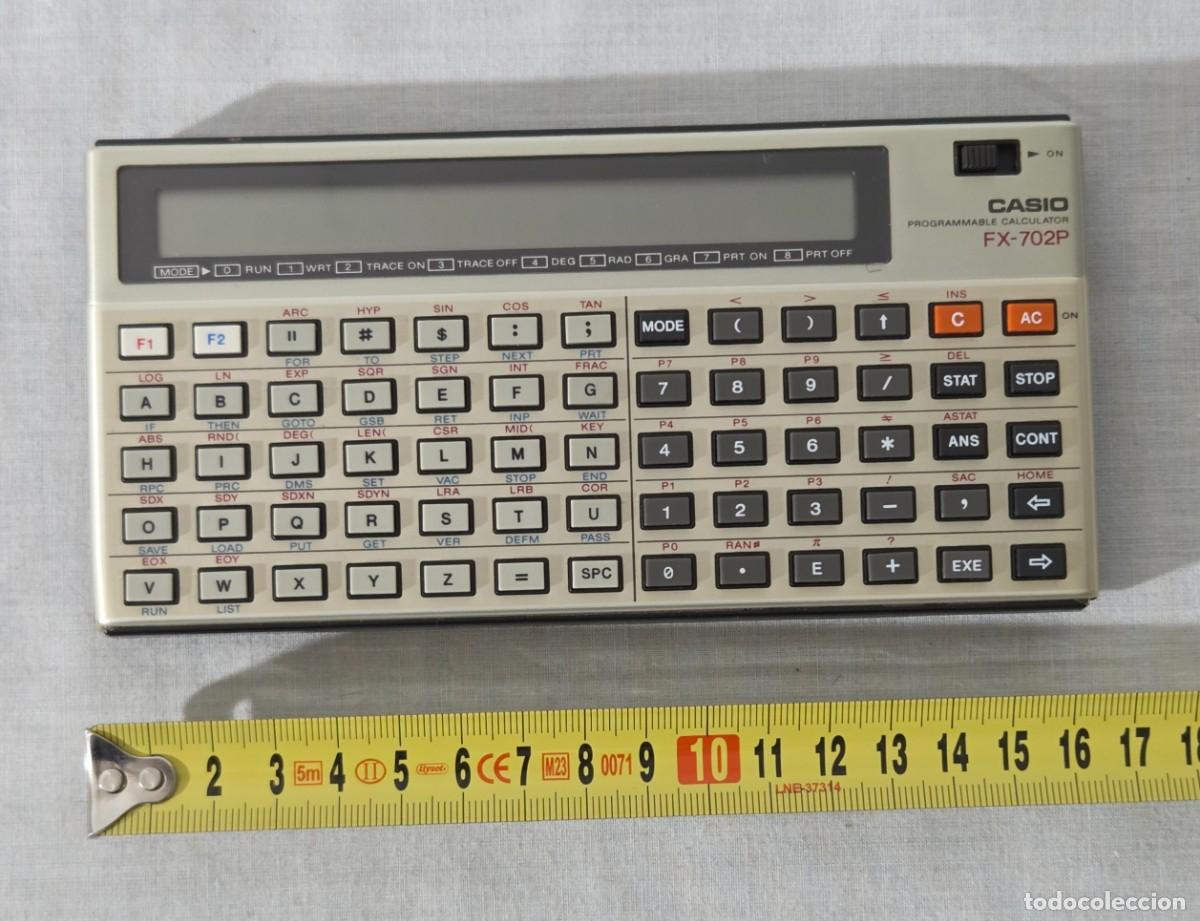 Antig&uuml;edades: Calculadora cientifica programable Casio Fx-702P, Con funda original, Funcionando - Foto 13