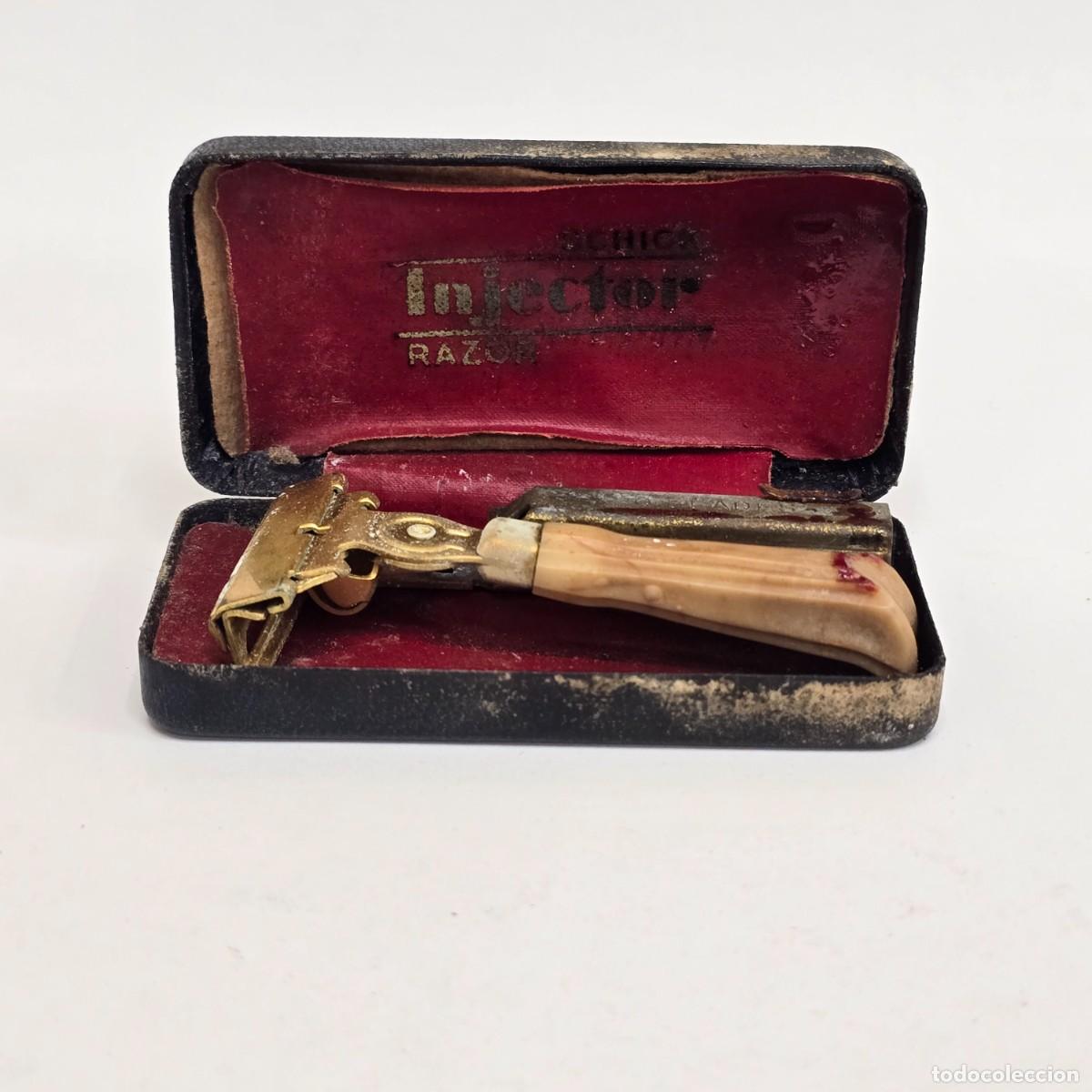 Antig&uuml;edades: ANTIGUA CUCHILLA PARA AFEITAR INJECTOR - Foto 2