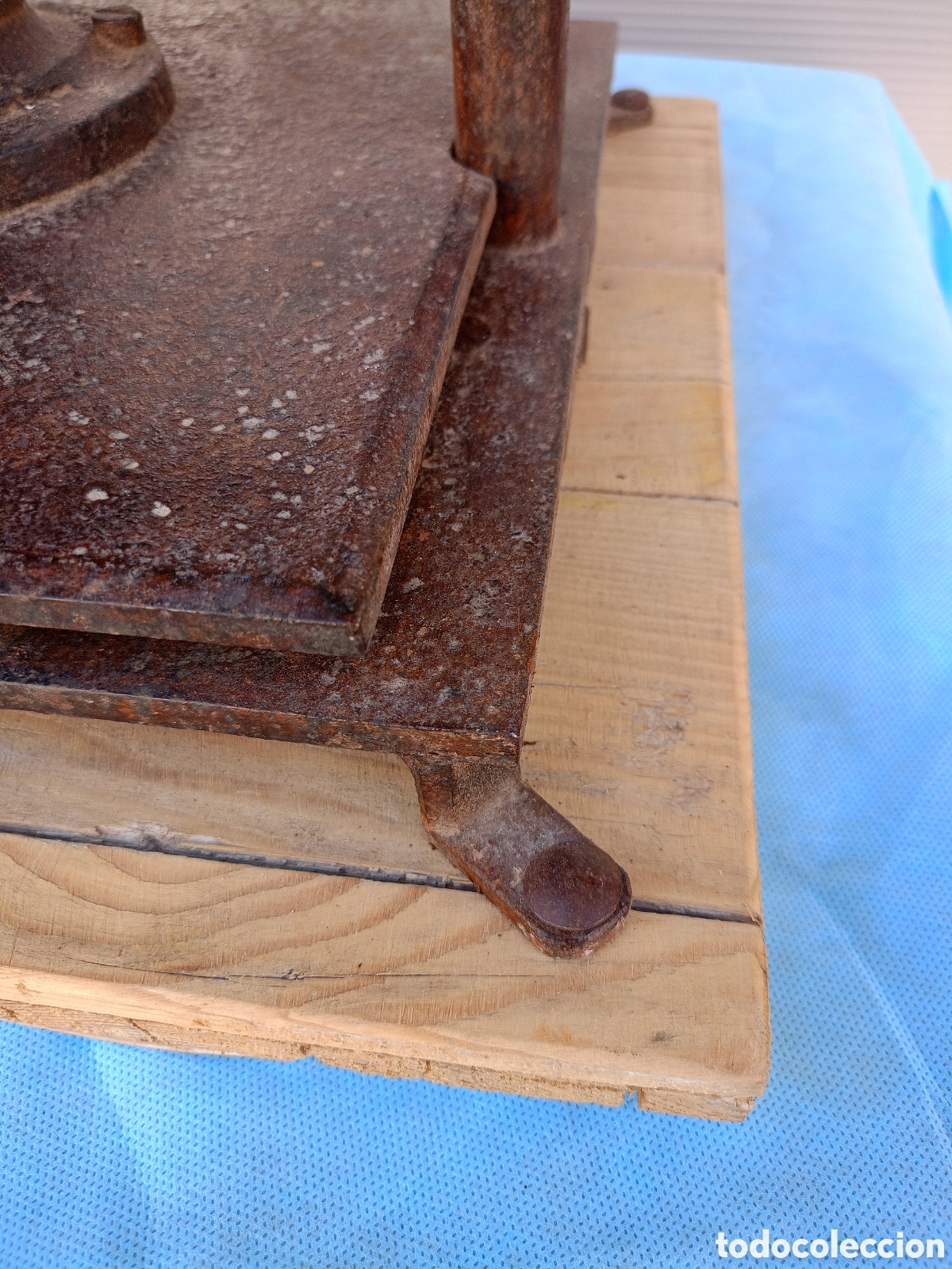 Antig&uuml;edades: PRENSA DE IMPRENTA S. XIX, HIERRO Y BRONCE - Foto 3