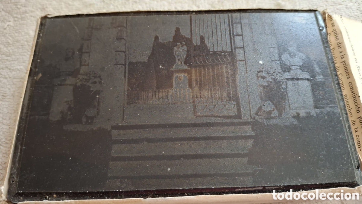 Antig&uuml;edades: Tamp&oacute;n o placa de imprenta - Foto 2