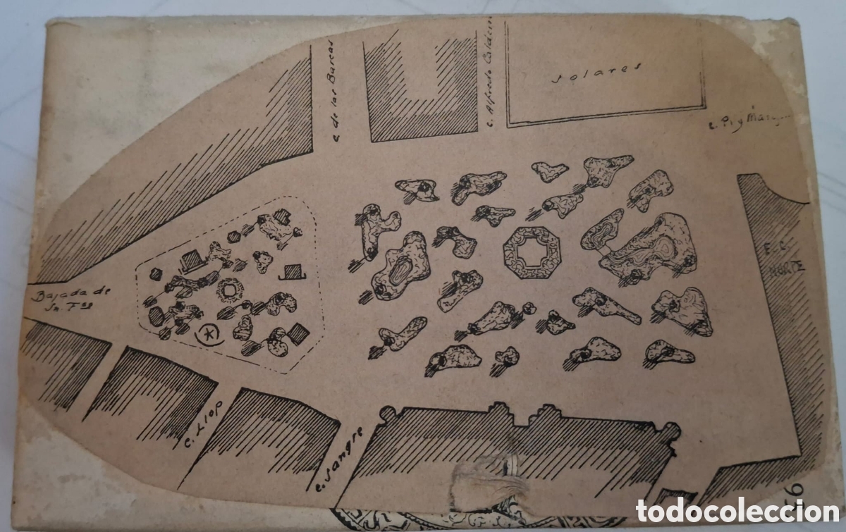 Antig&uuml;edades: Tamp&oacute;n o placa de imprenta. - Foto 1