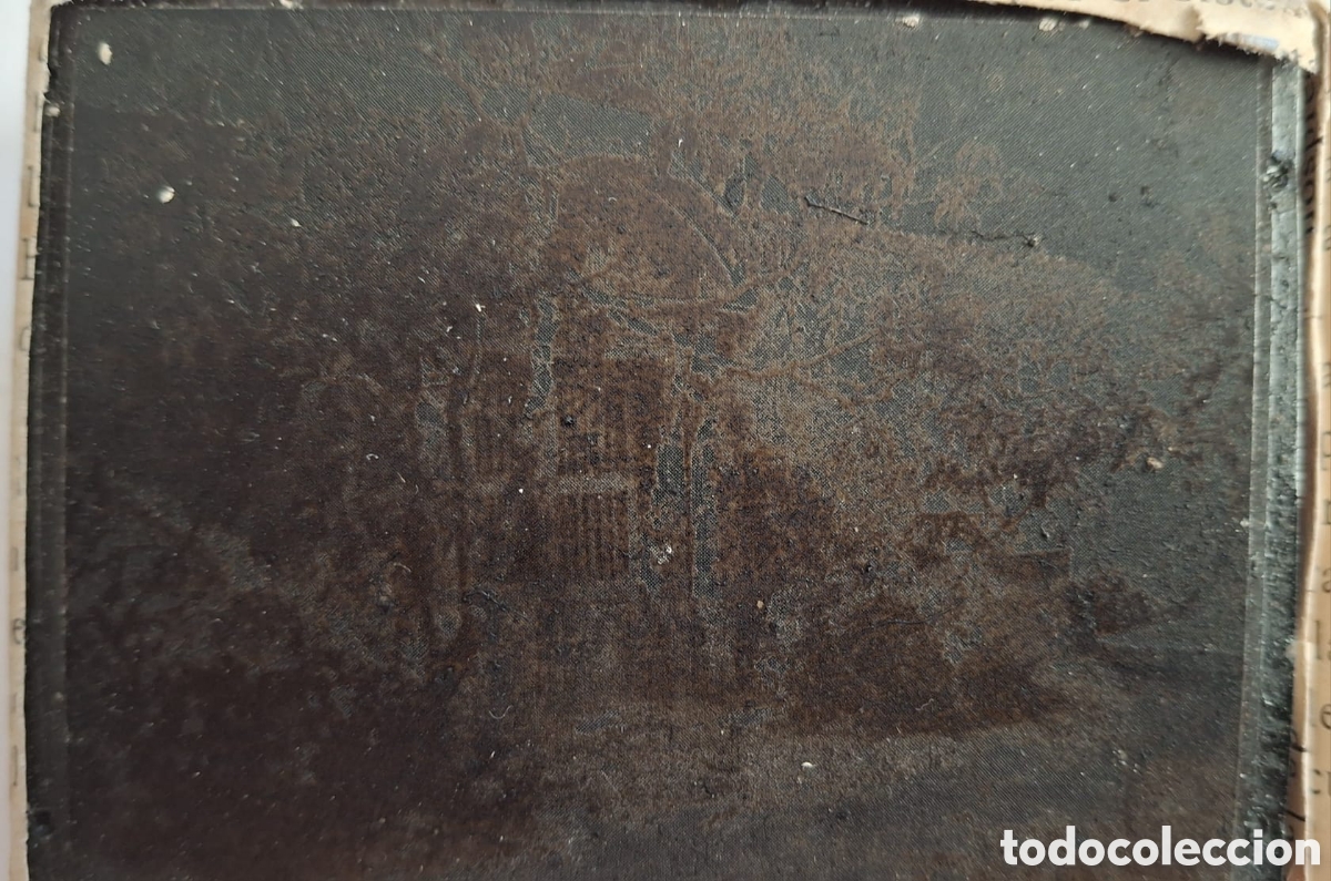 Antig&uuml;edades: Tamp&oacute;n o placa de imprenta. - Foto 2