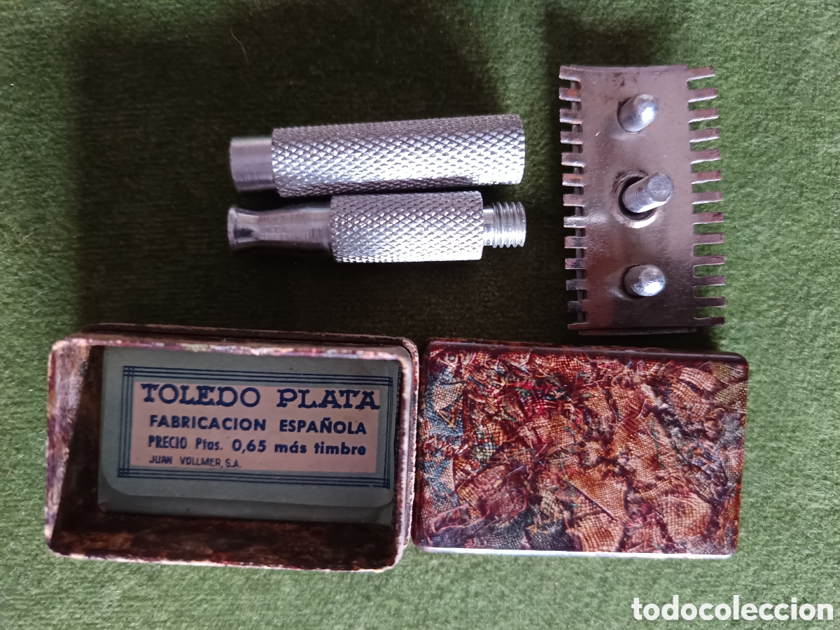 Antig&uuml;edades: Maquinilla de afeitar desmontable del ej&eacute;rcito - Foto 3
