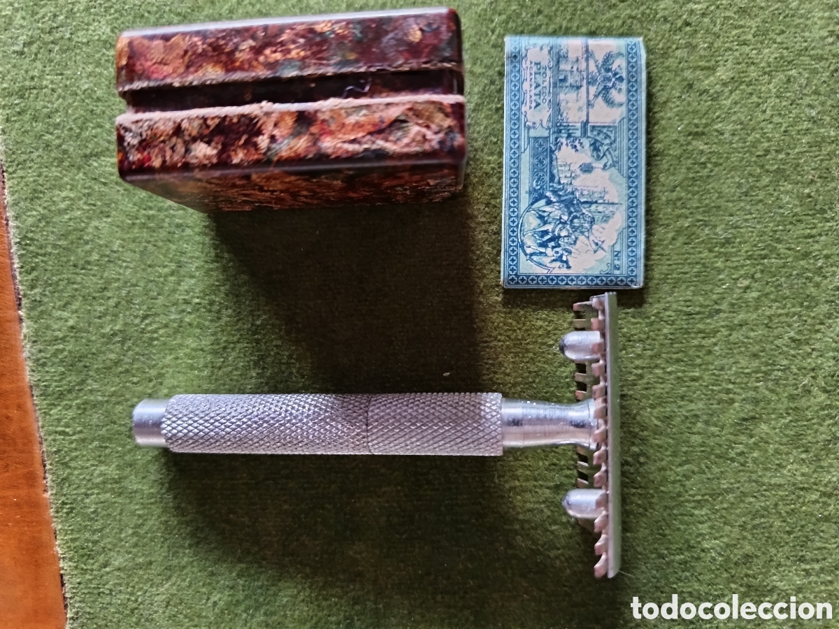 Antig&uuml;edades: Maquinilla de afeitar desmontable del ej&eacute;rcito - Foto 4