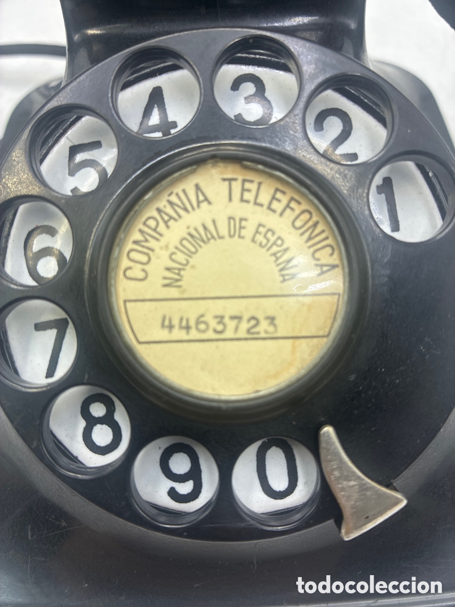 Tel&eacute;fonos: Tel&eacute;fono sobremesa baquelita. - Foto 3