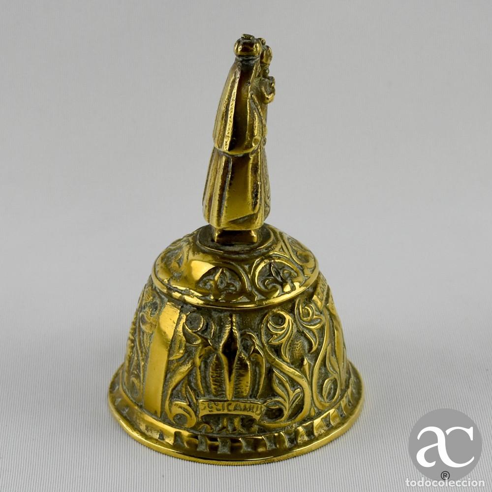 Antig&uuml;edades: Campainha em bronze, Nossa Senhora e Menino - Foto 2