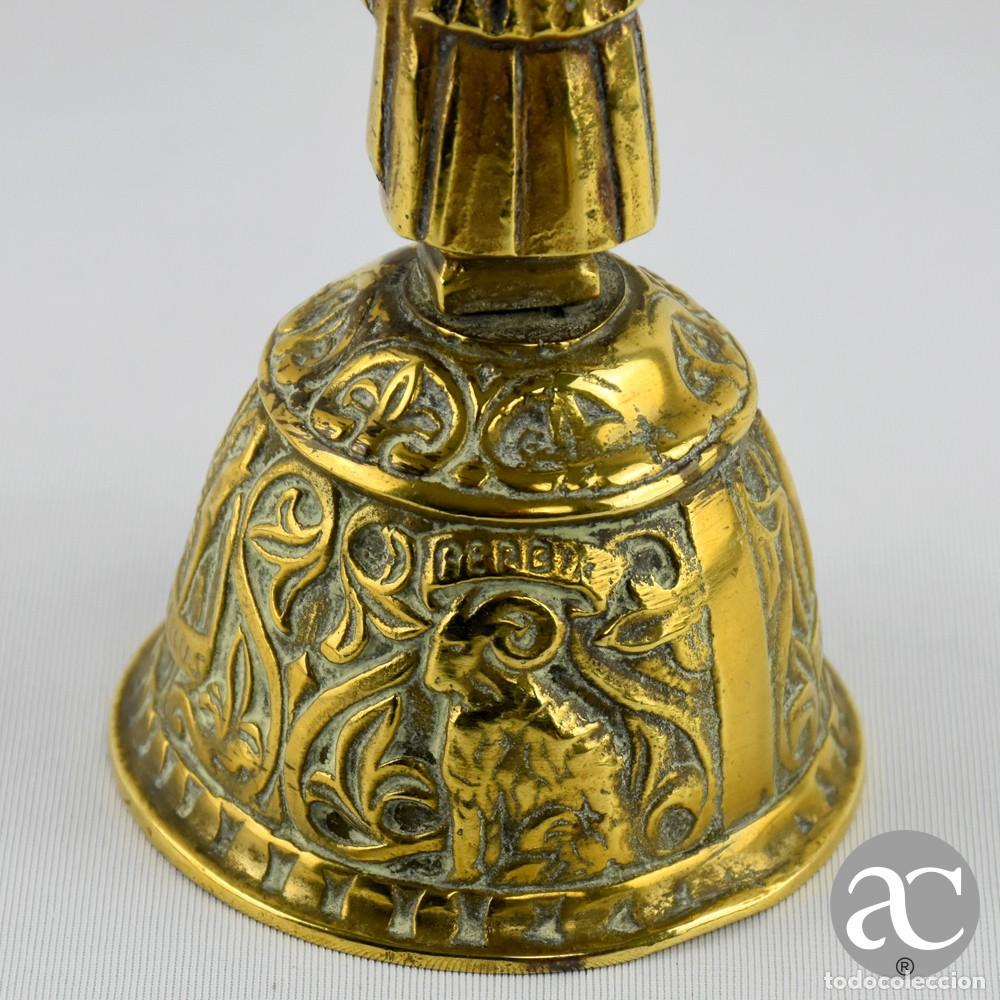 Antig&uuml;edades: Campainha em bronze, Nossa Senhora e Menino - Foto 4