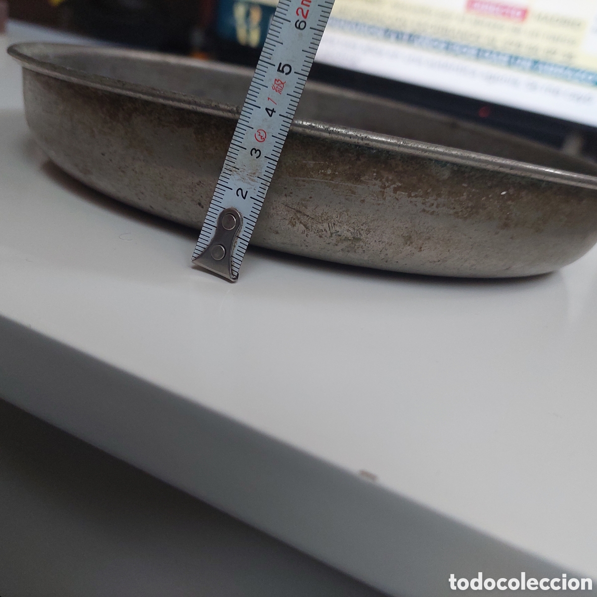 Antig&uuml;edades: Plato de balanza de 24cm - Foto 6