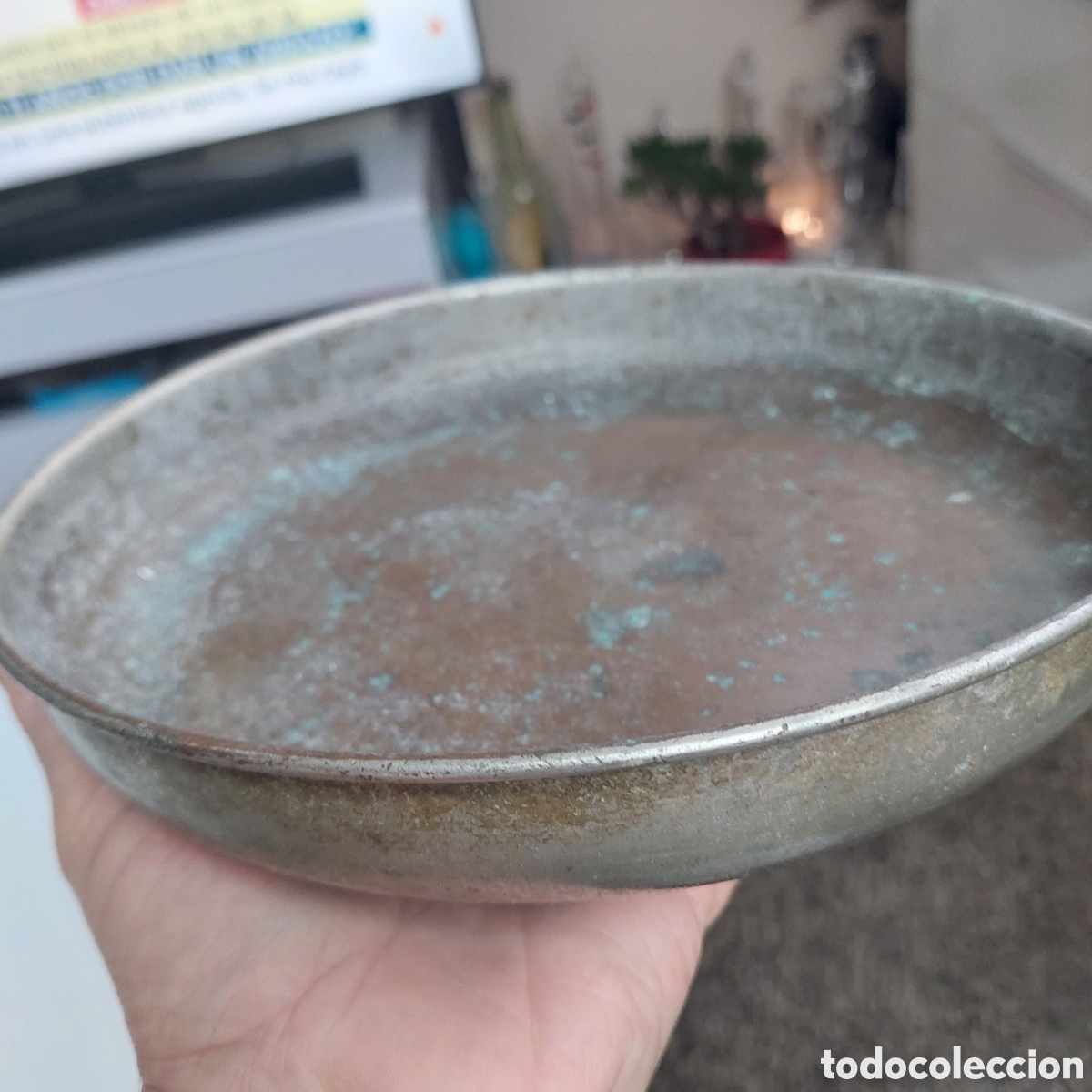 Antig&uuml;edades: Plato de balanza de 24cm - Foto 1